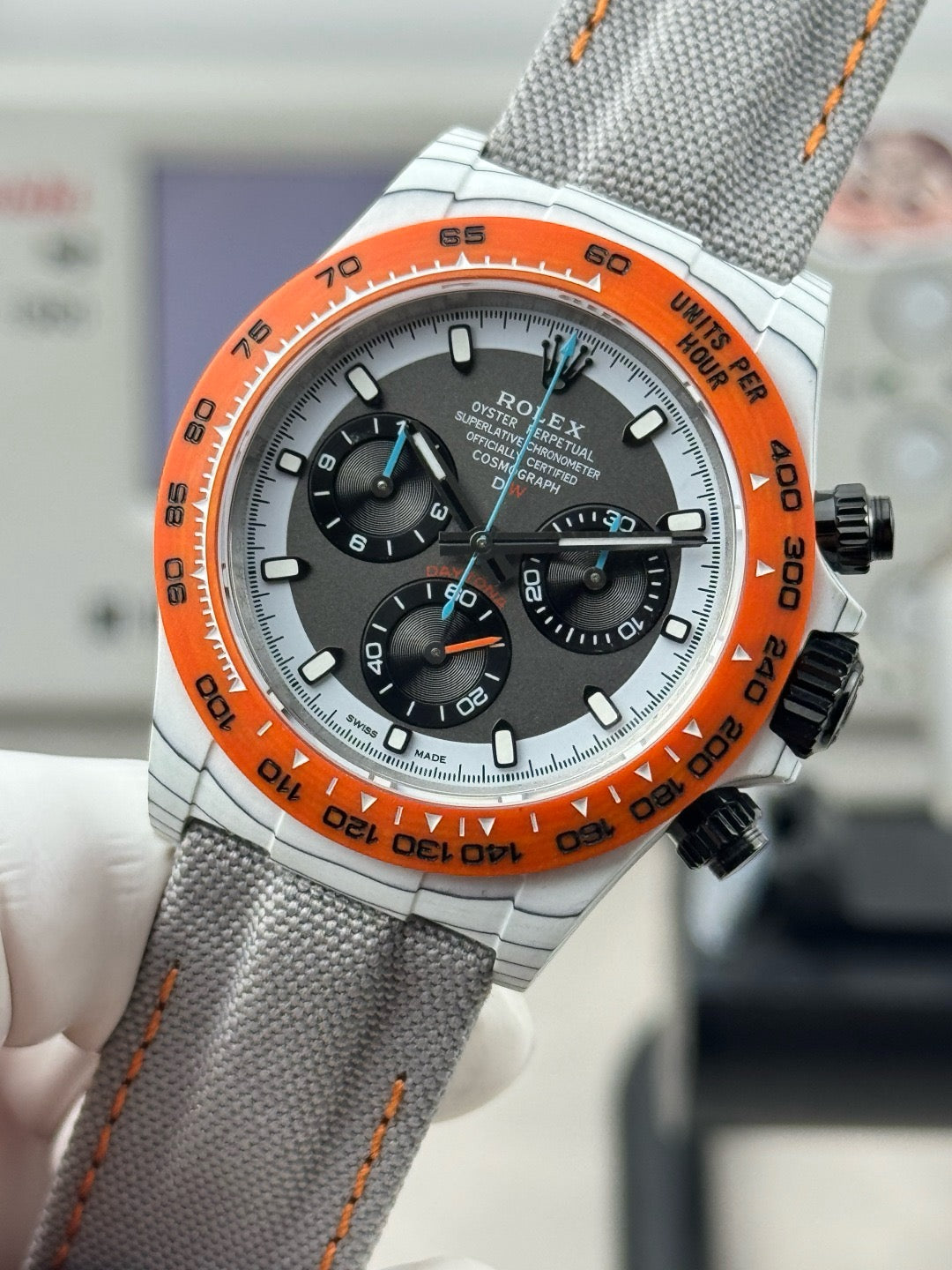 Grey Orange Watch