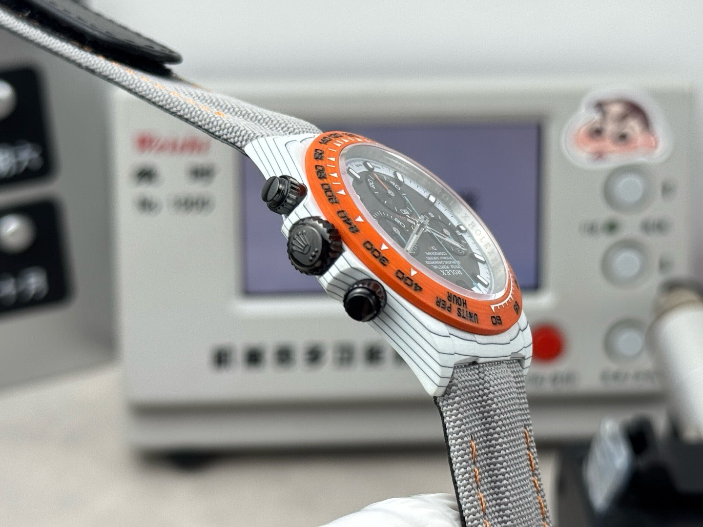 Grey Orange Watch