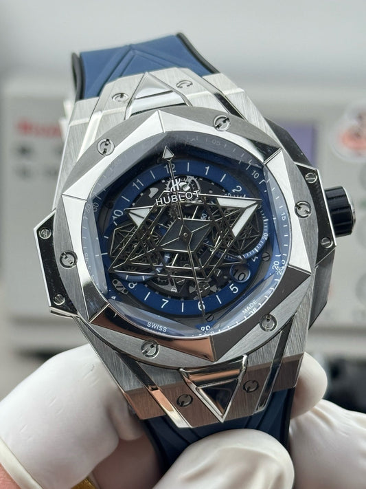Blue Silver Watch