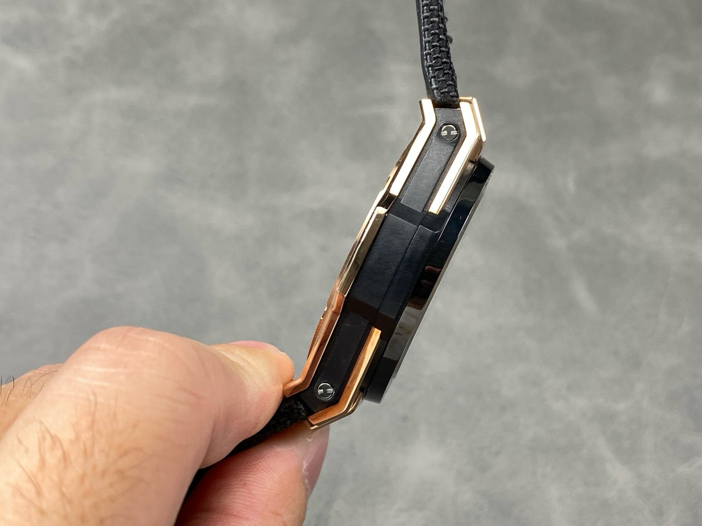 Black rose Gold Watch