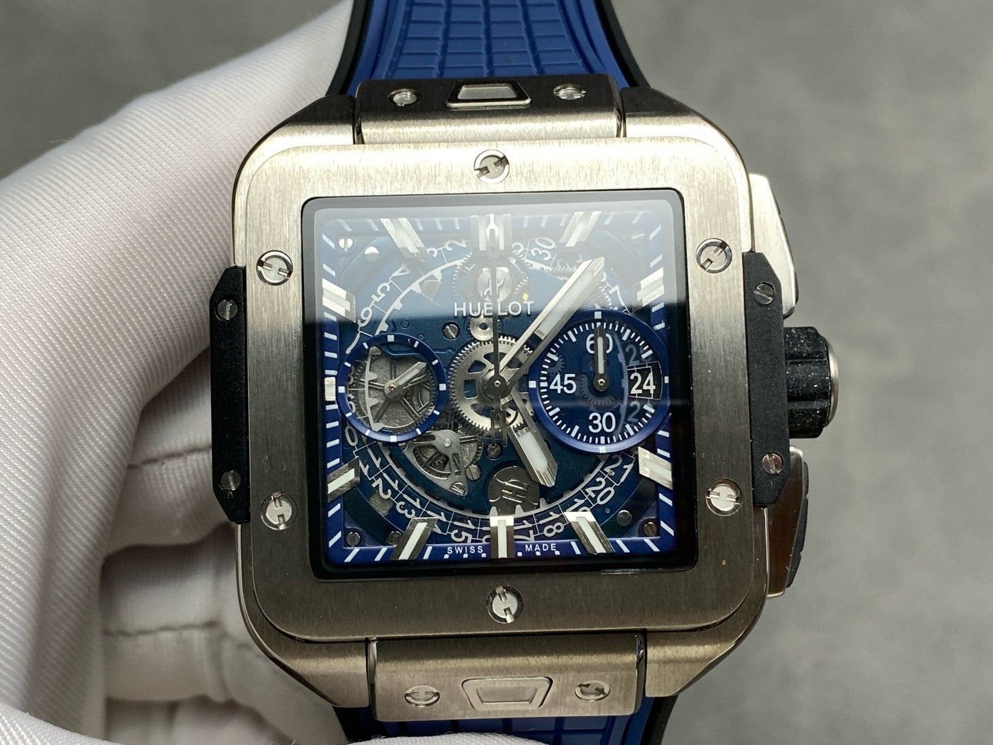 Blue Silver Watch