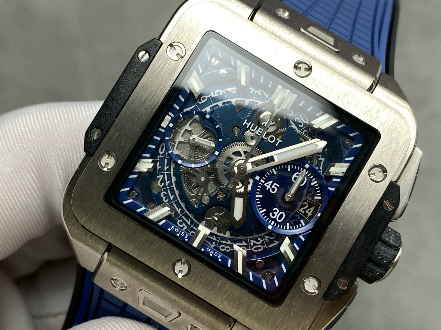 Blue Silver Watch