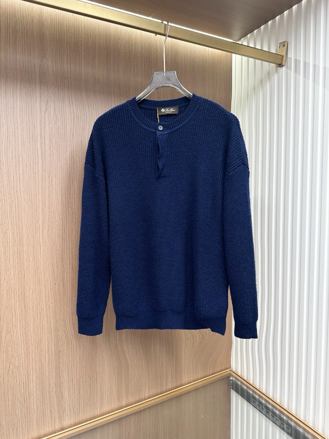 Dark Blue and Camel Jersey