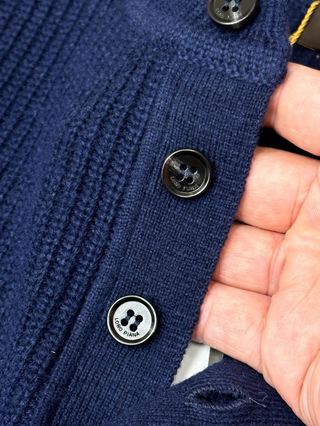 Dark Blue and Camel Jersey