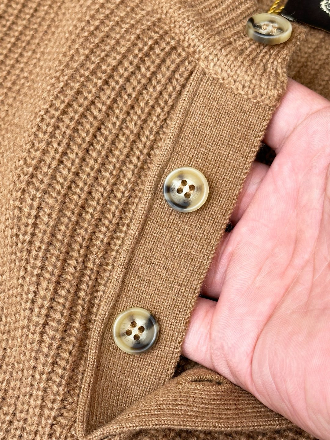 Dark Blue and Camel Jersey