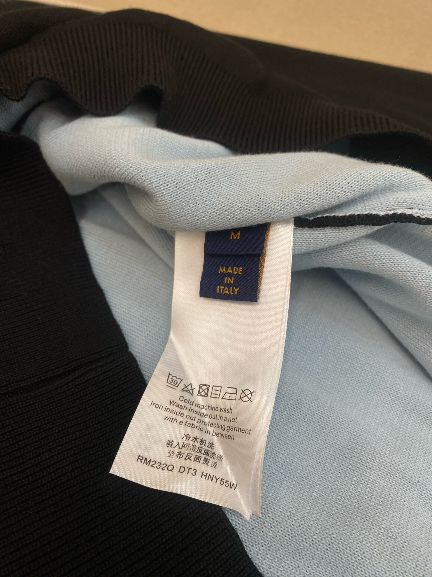 Black and Dark blue Jersey