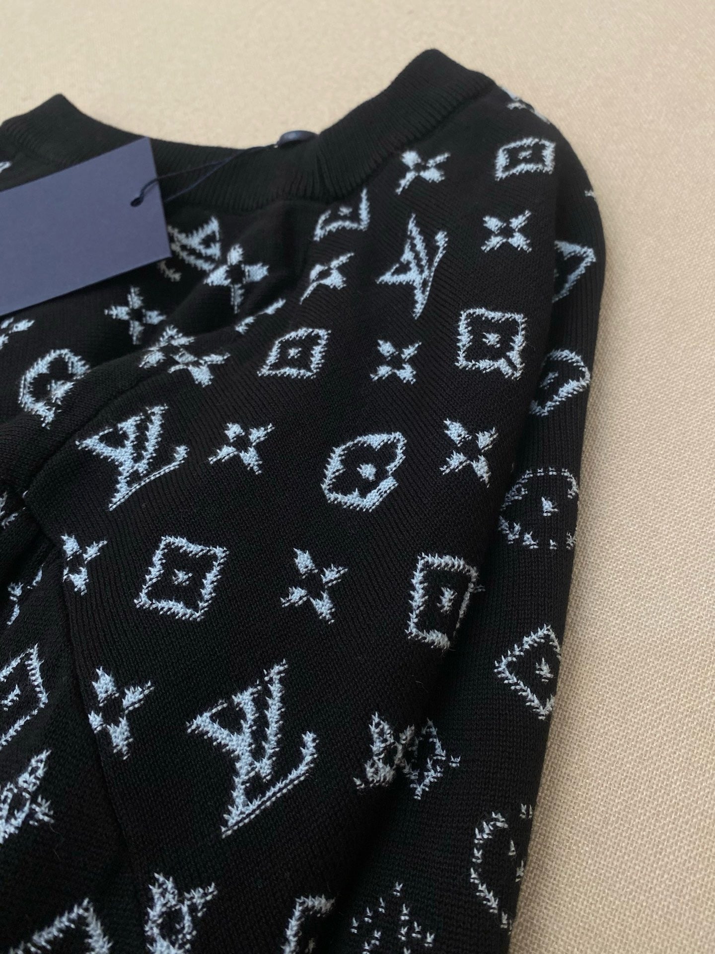 Black and Dark blue Jersey