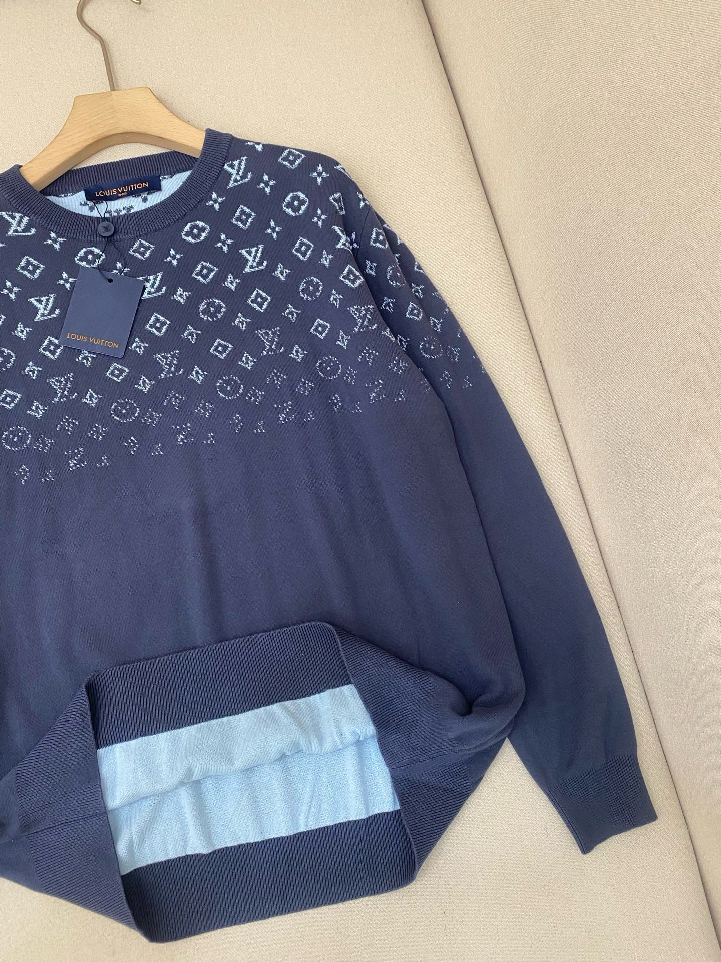 Black and Dark blue Jersey