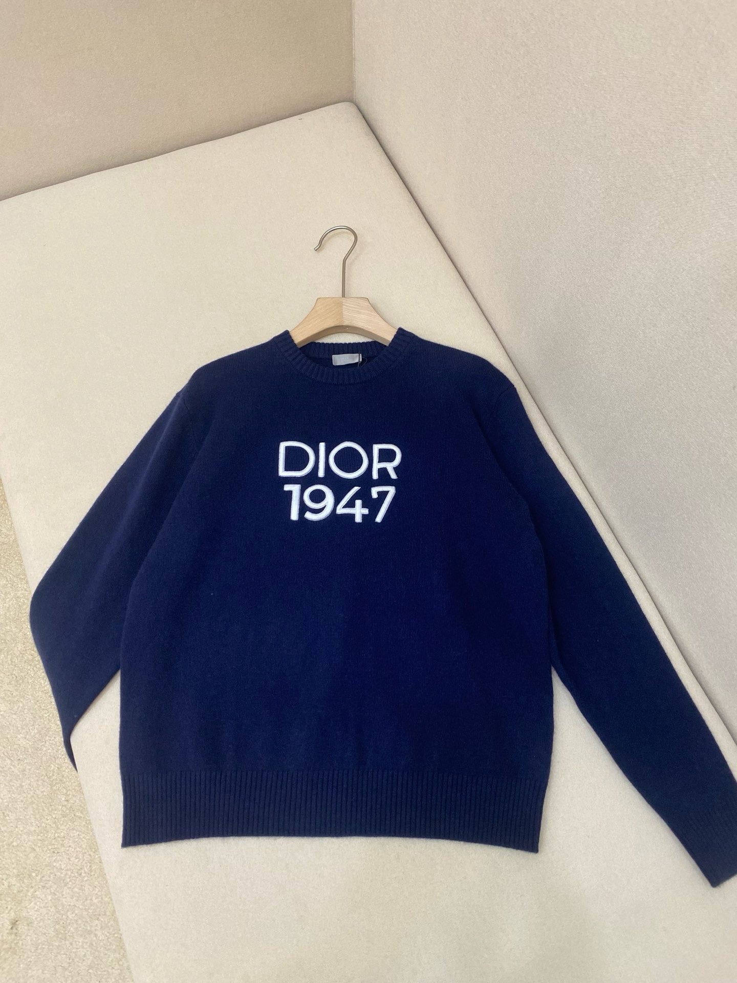 White and Dark Blue Jersey