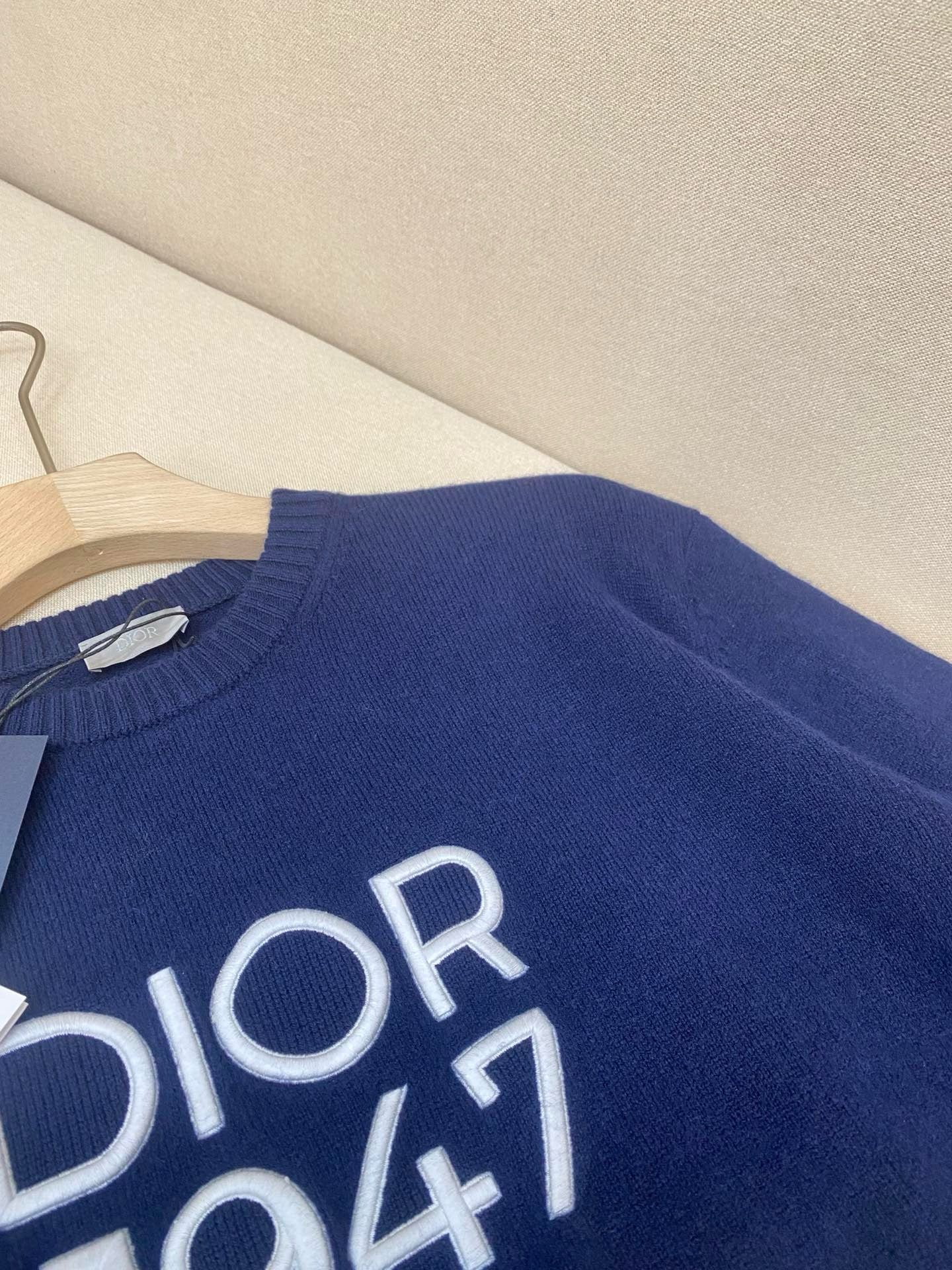 White and Dark Blue Jersey