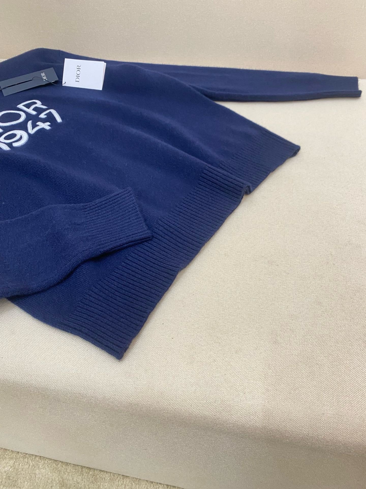 White and Dark Blue Jersey