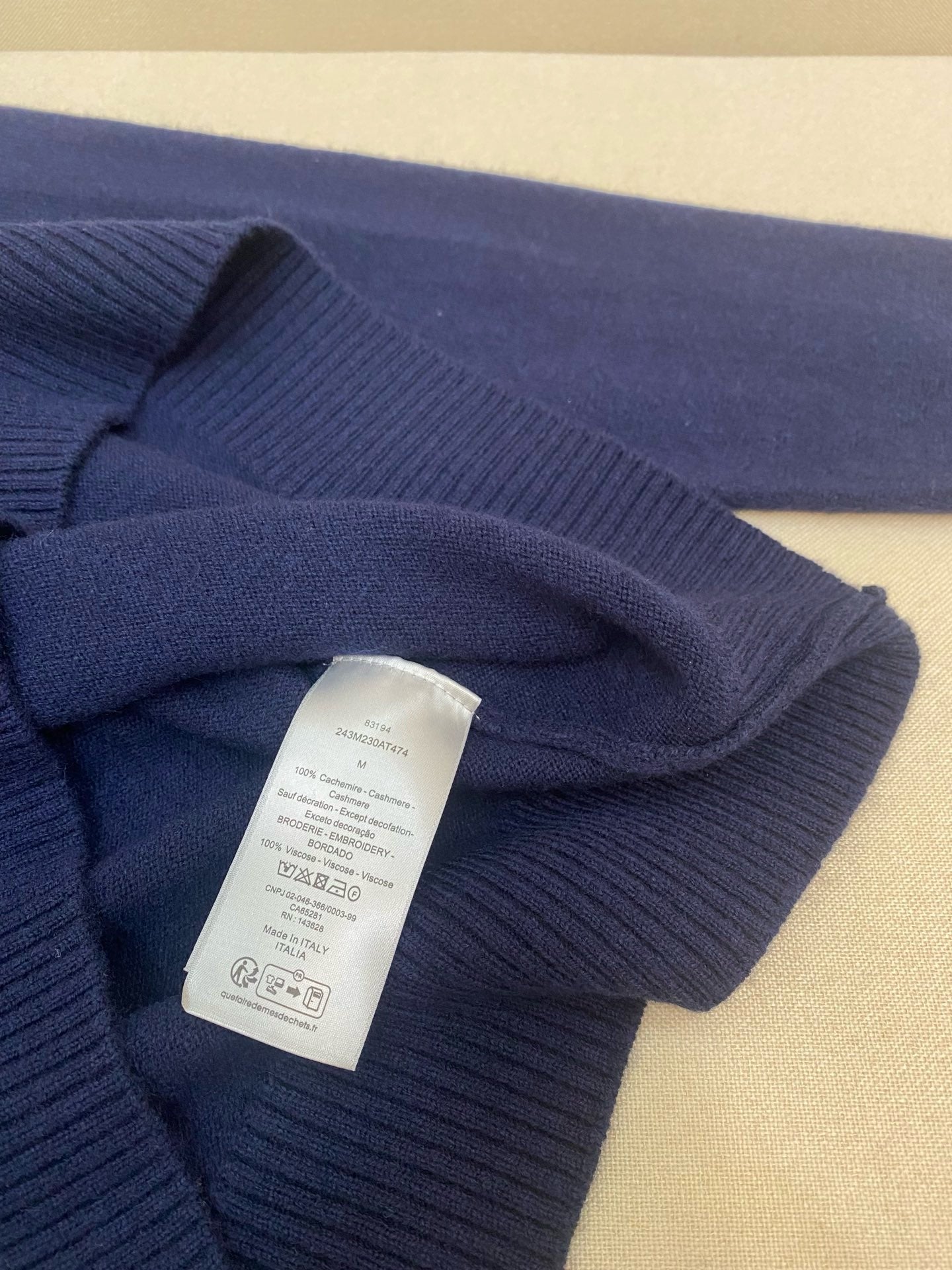 White and Dark Blue Jersey