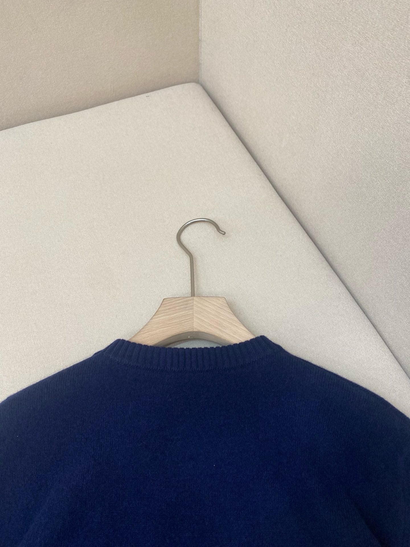 White and Dark Blue Jersey