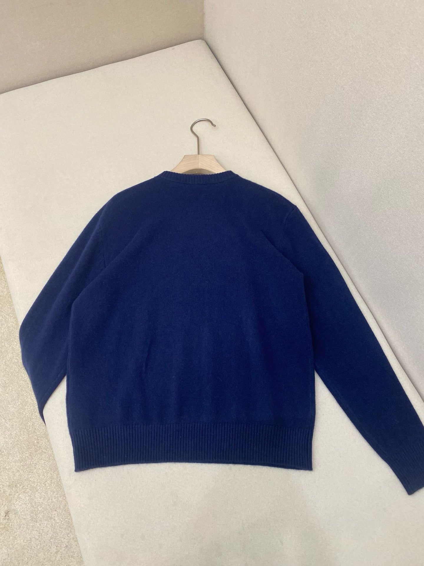 White and Dark Blue Jersey