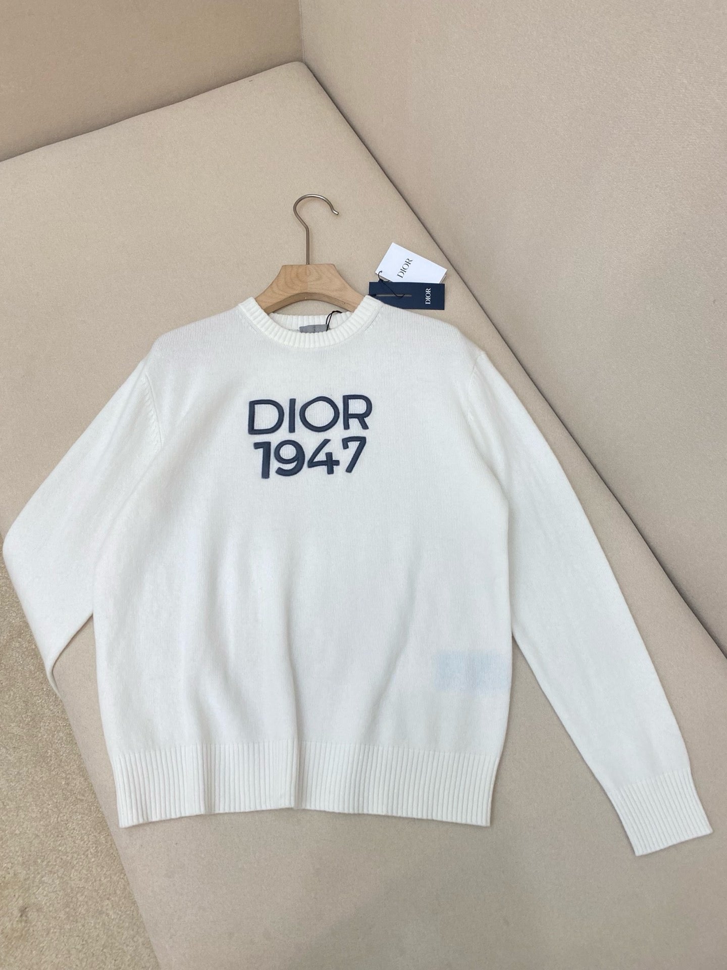 White and Dark Blue Jersey