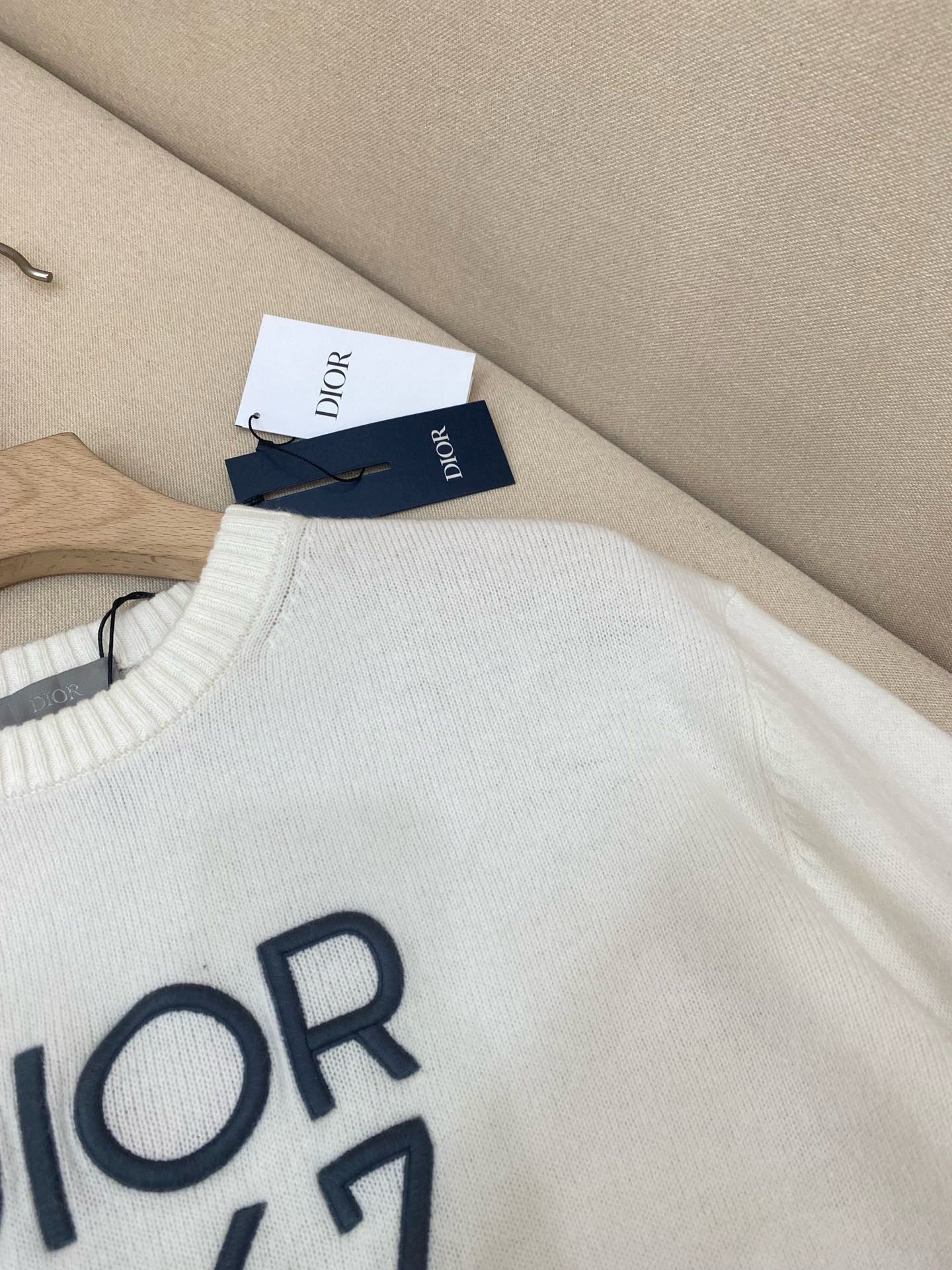 White and Dark Blue Jersey