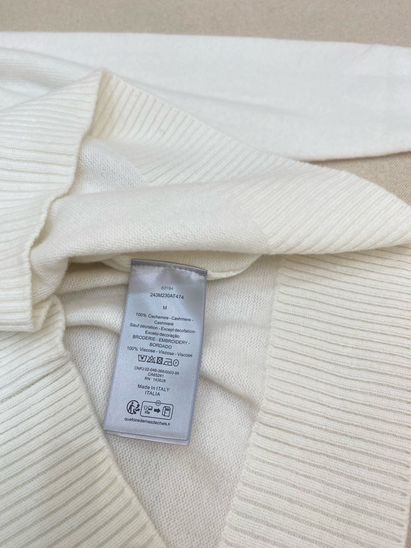 White and Dark Blue Jersey