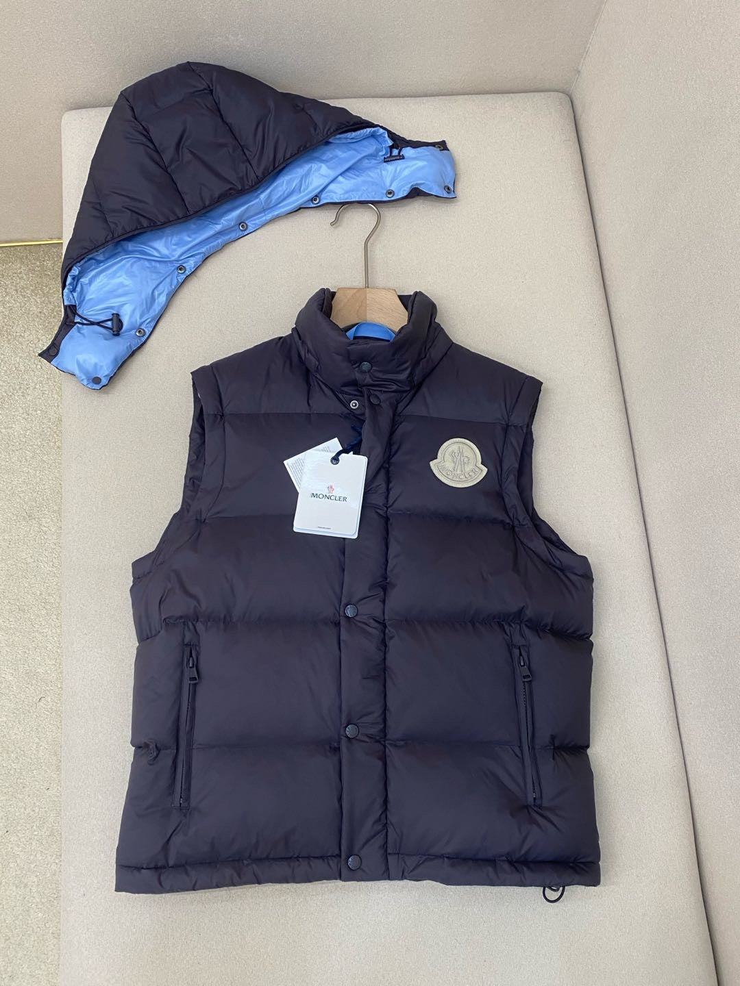 Black and Dark Blue Jacket