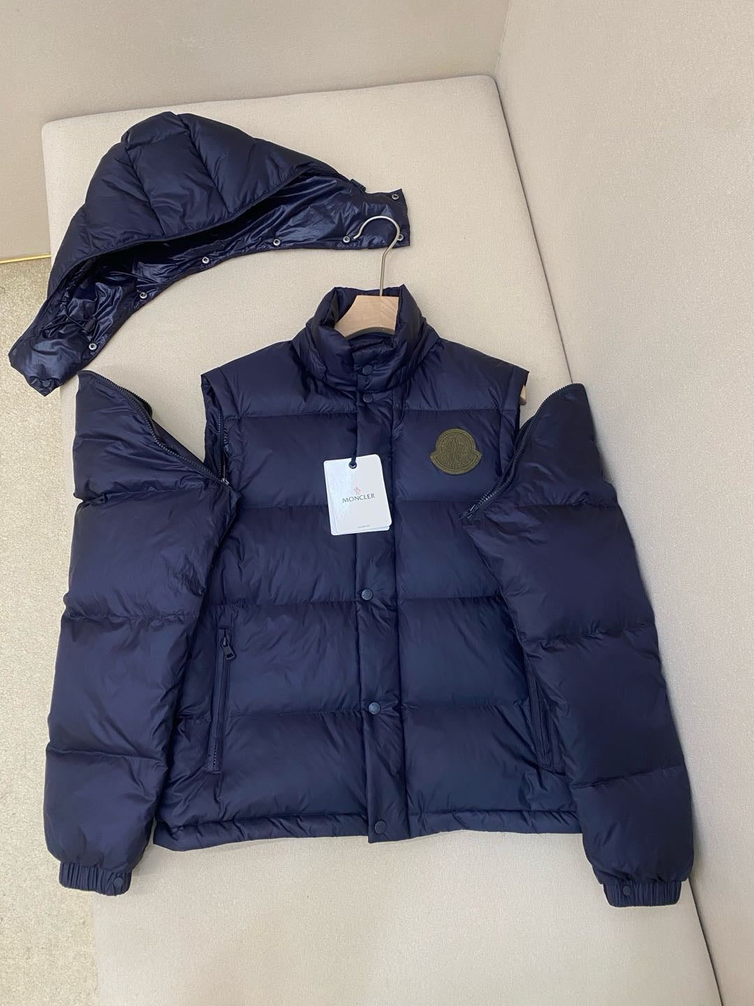 Black and Dark Blue Jacket