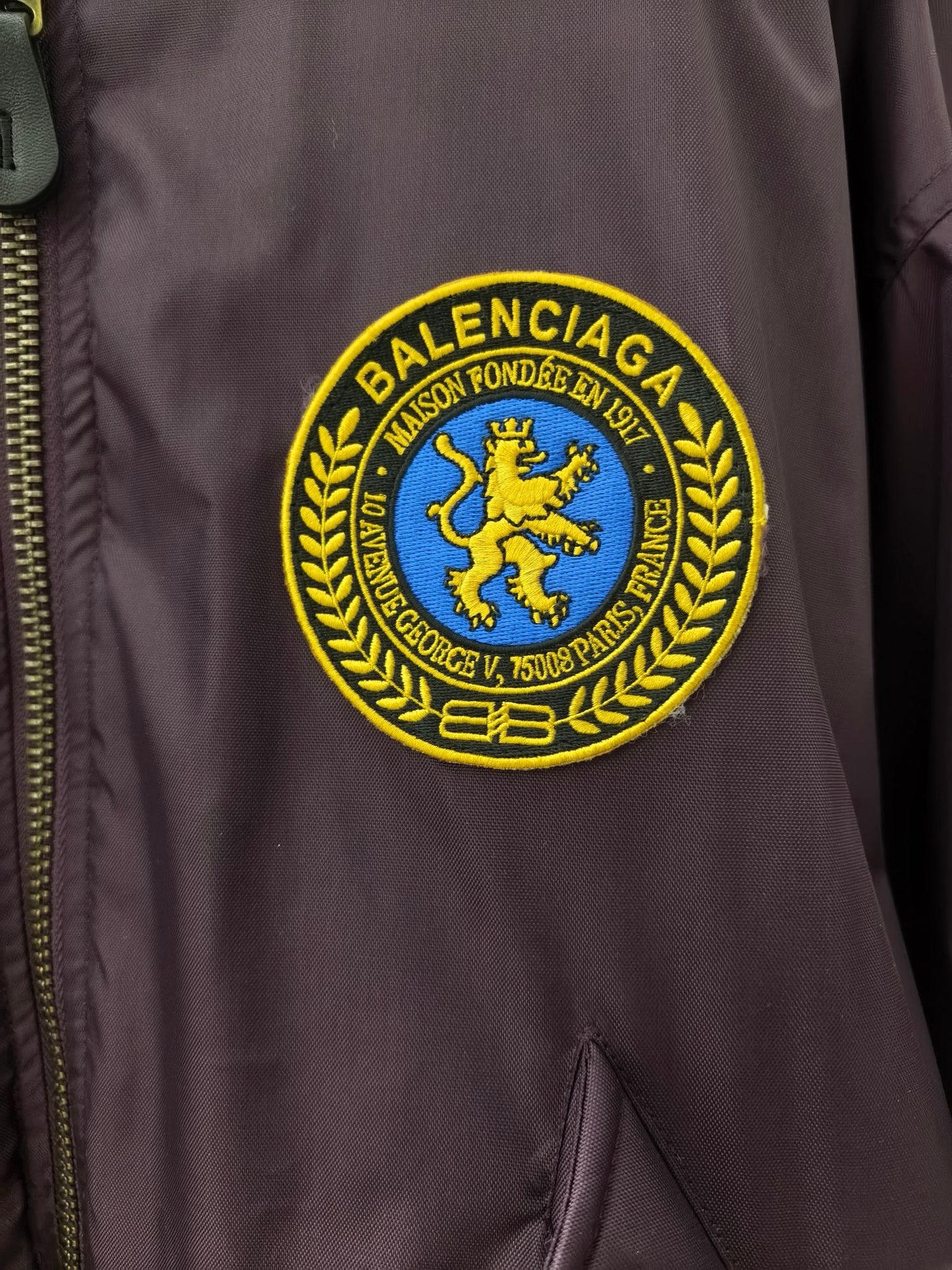 Reddish and Black Jacket