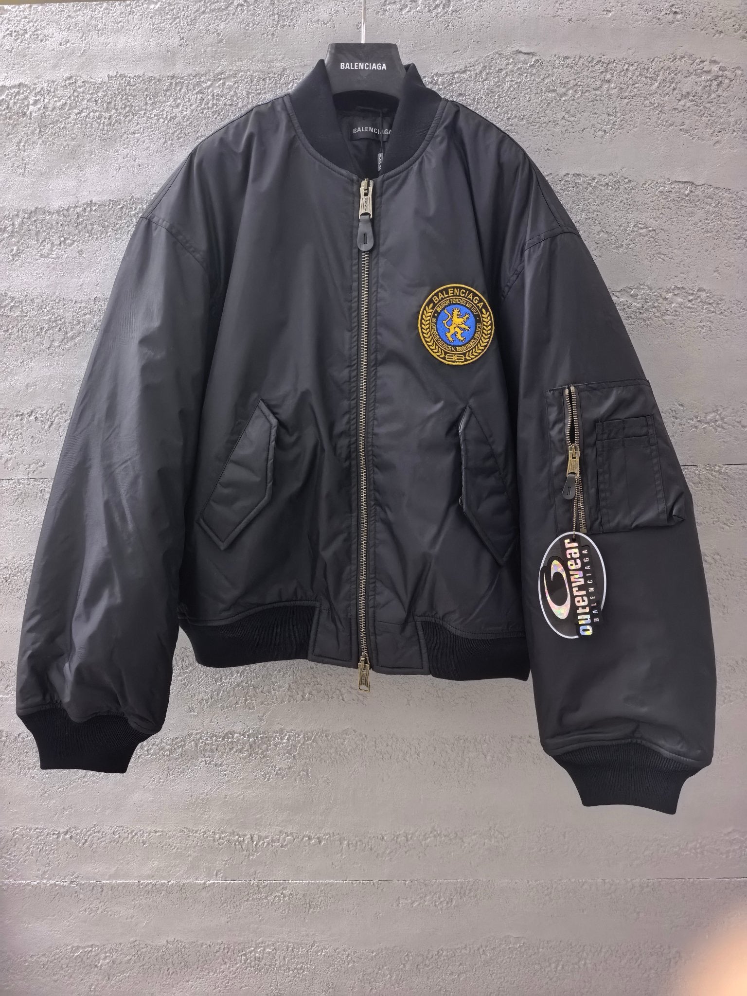 Reddish and Black Jacket