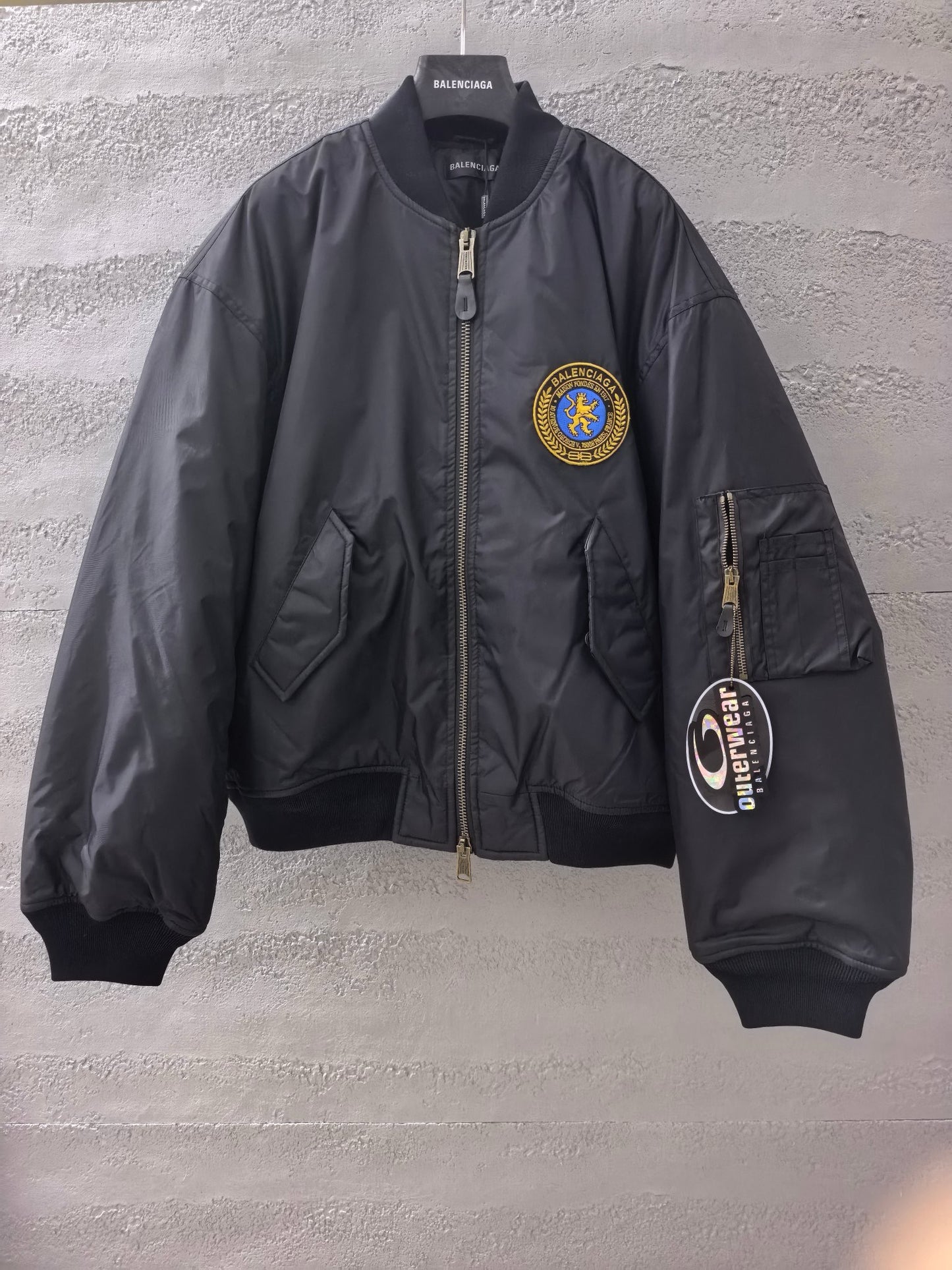 Reddish and Black Jacket