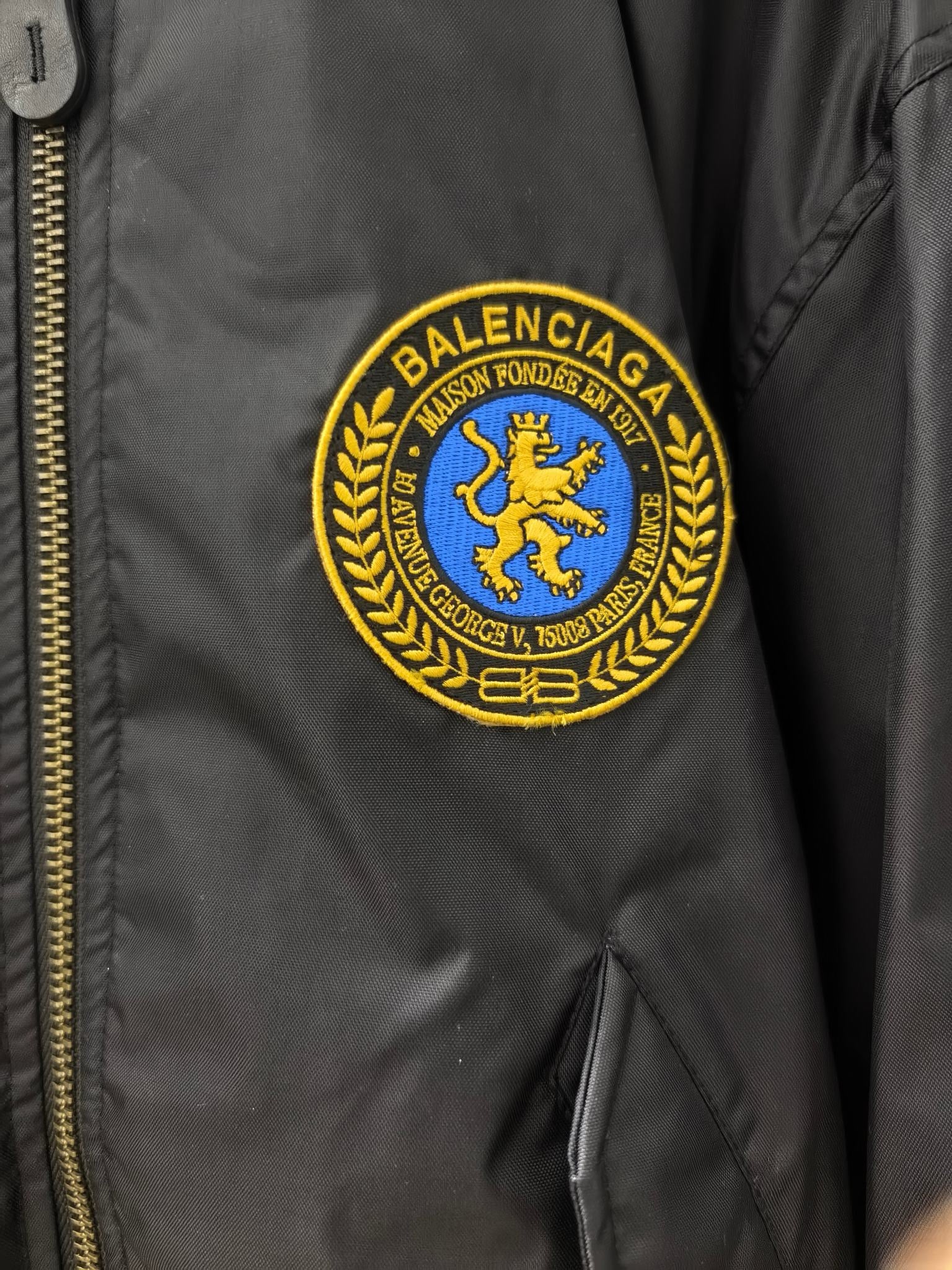 Reddish and Black Jacket