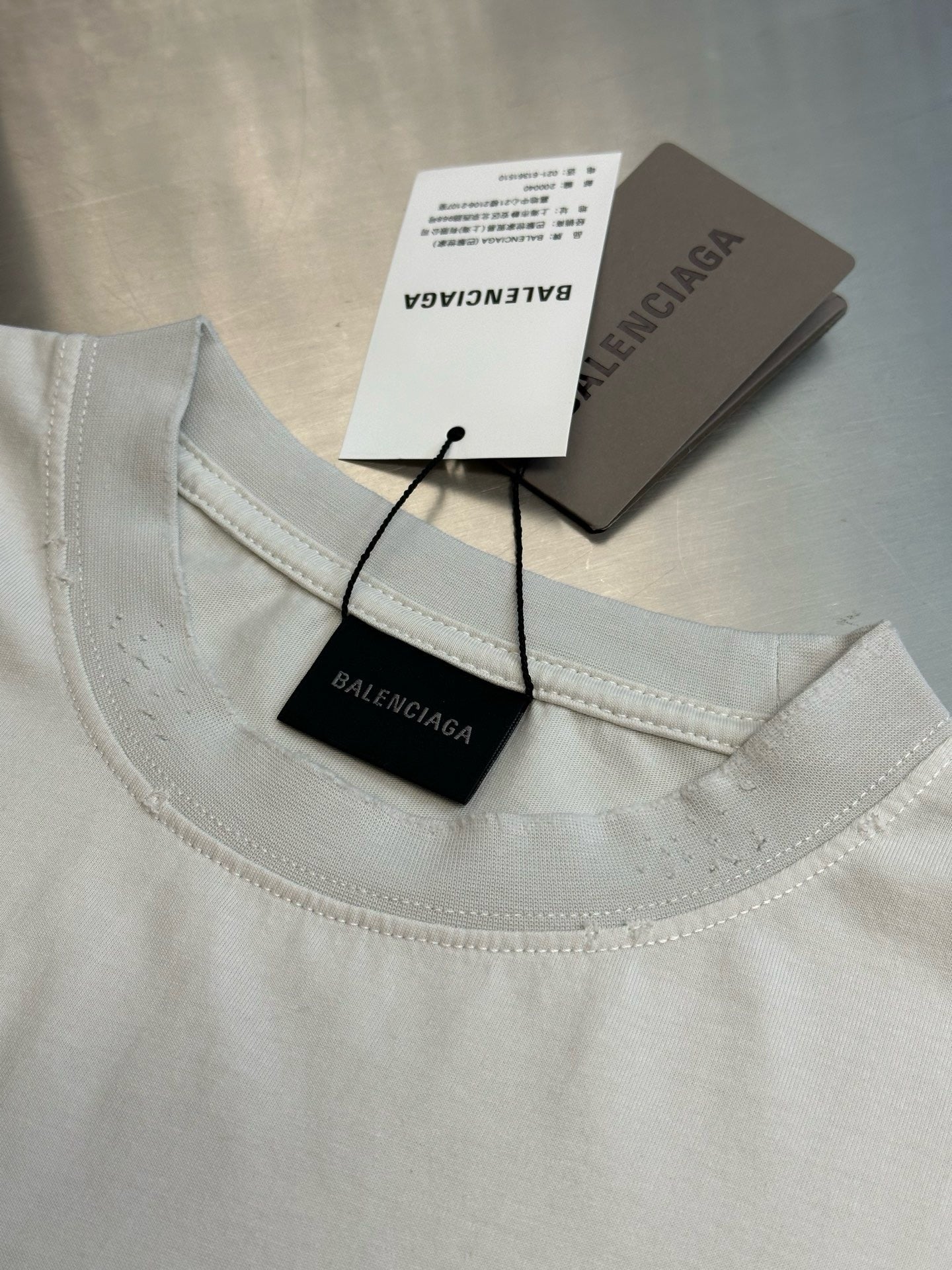 White and Black T-Shirt