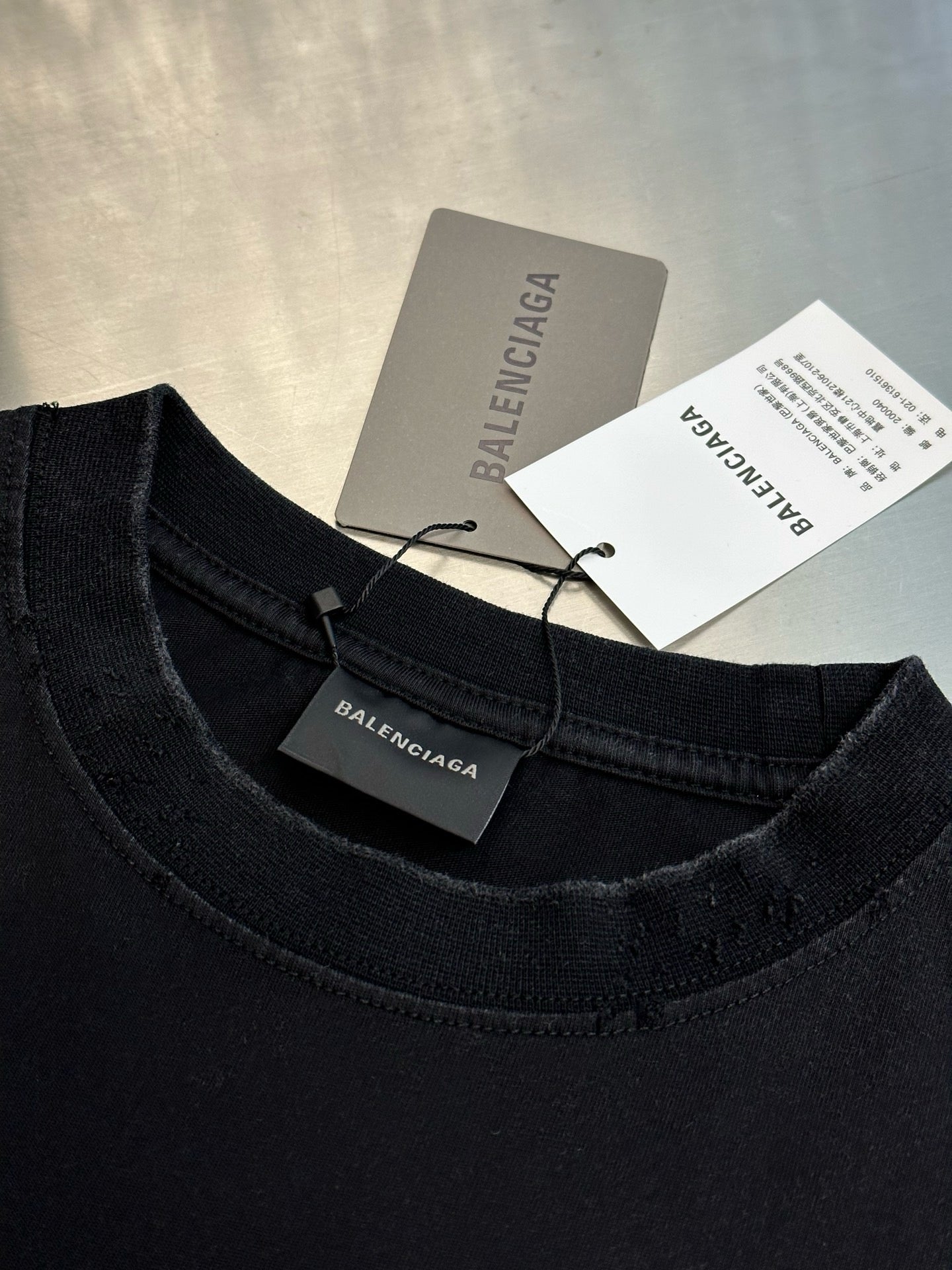 White and Black T-Shirt