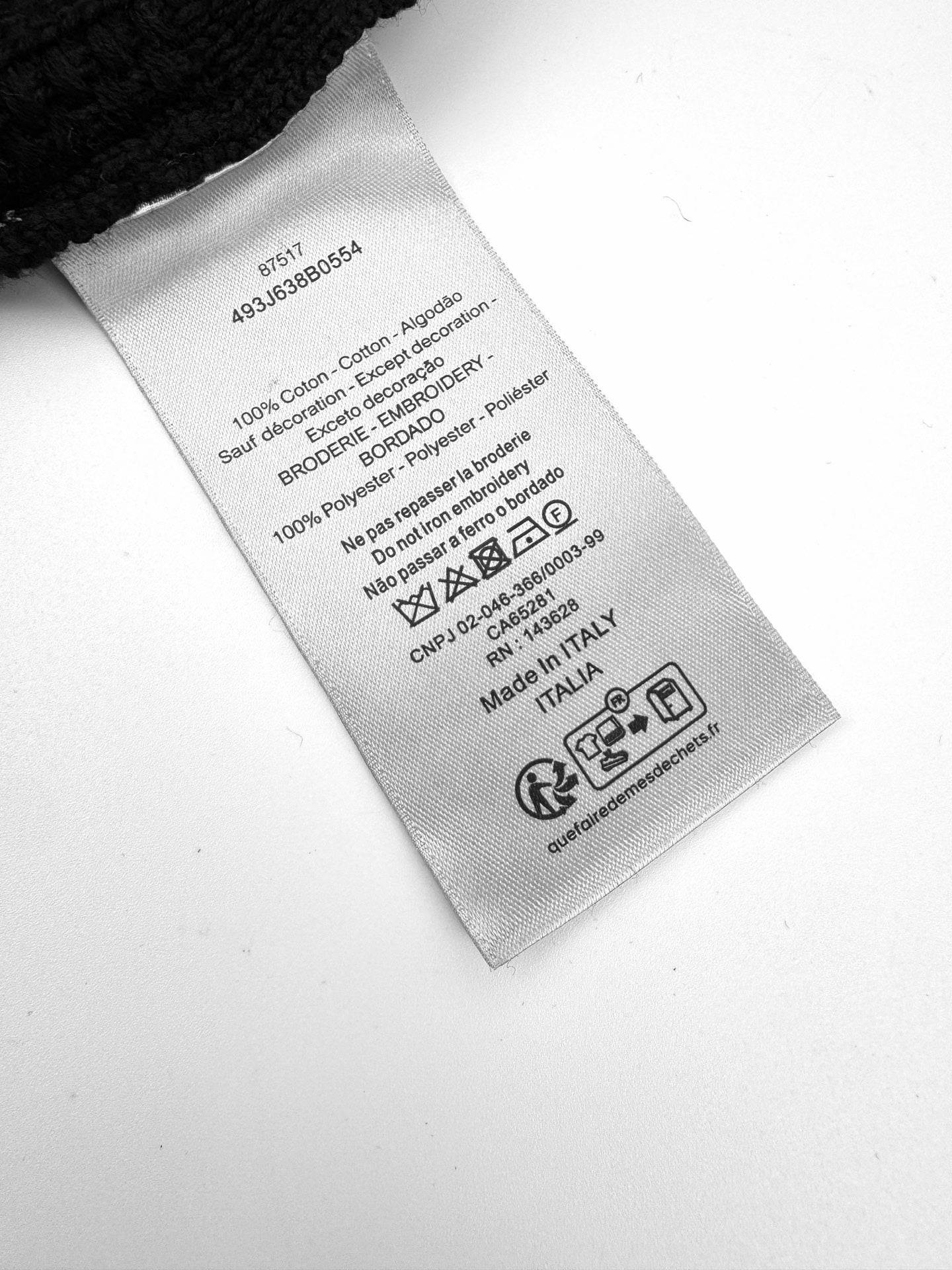 Black and Apricot Jersey