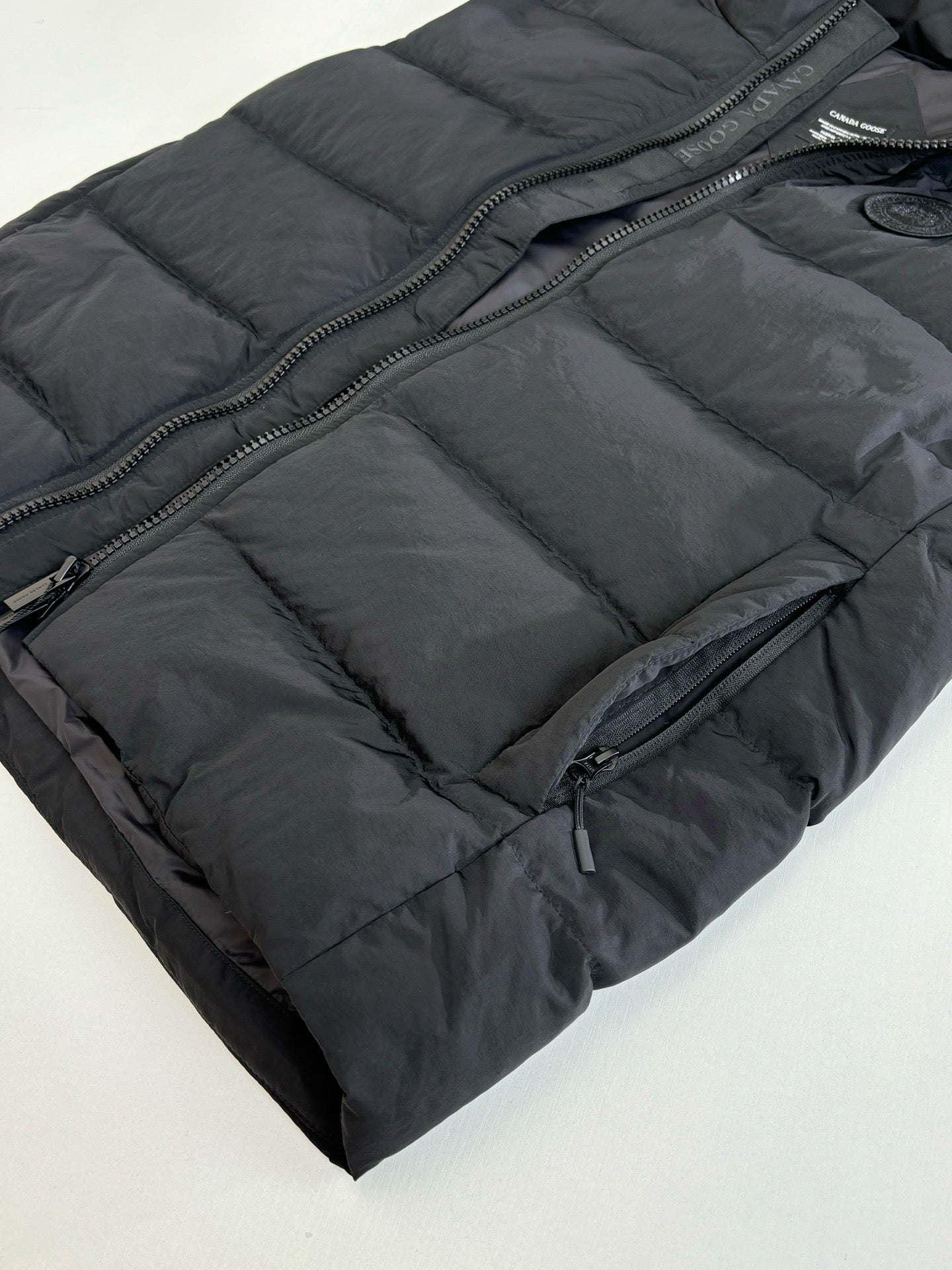 Black and Beige Vest