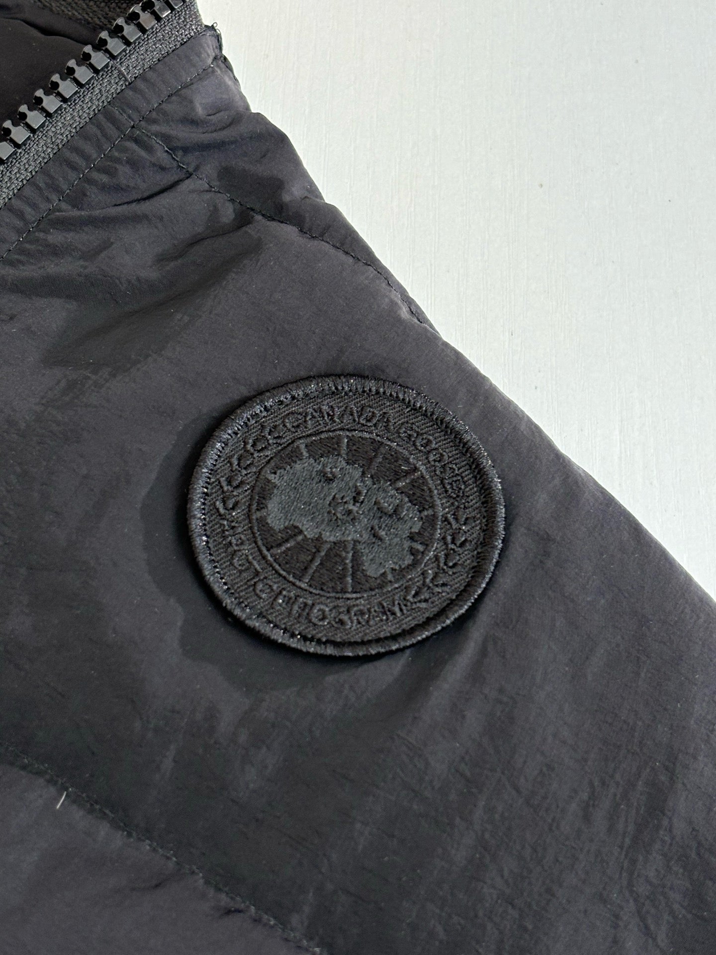 Black and Beige Vest