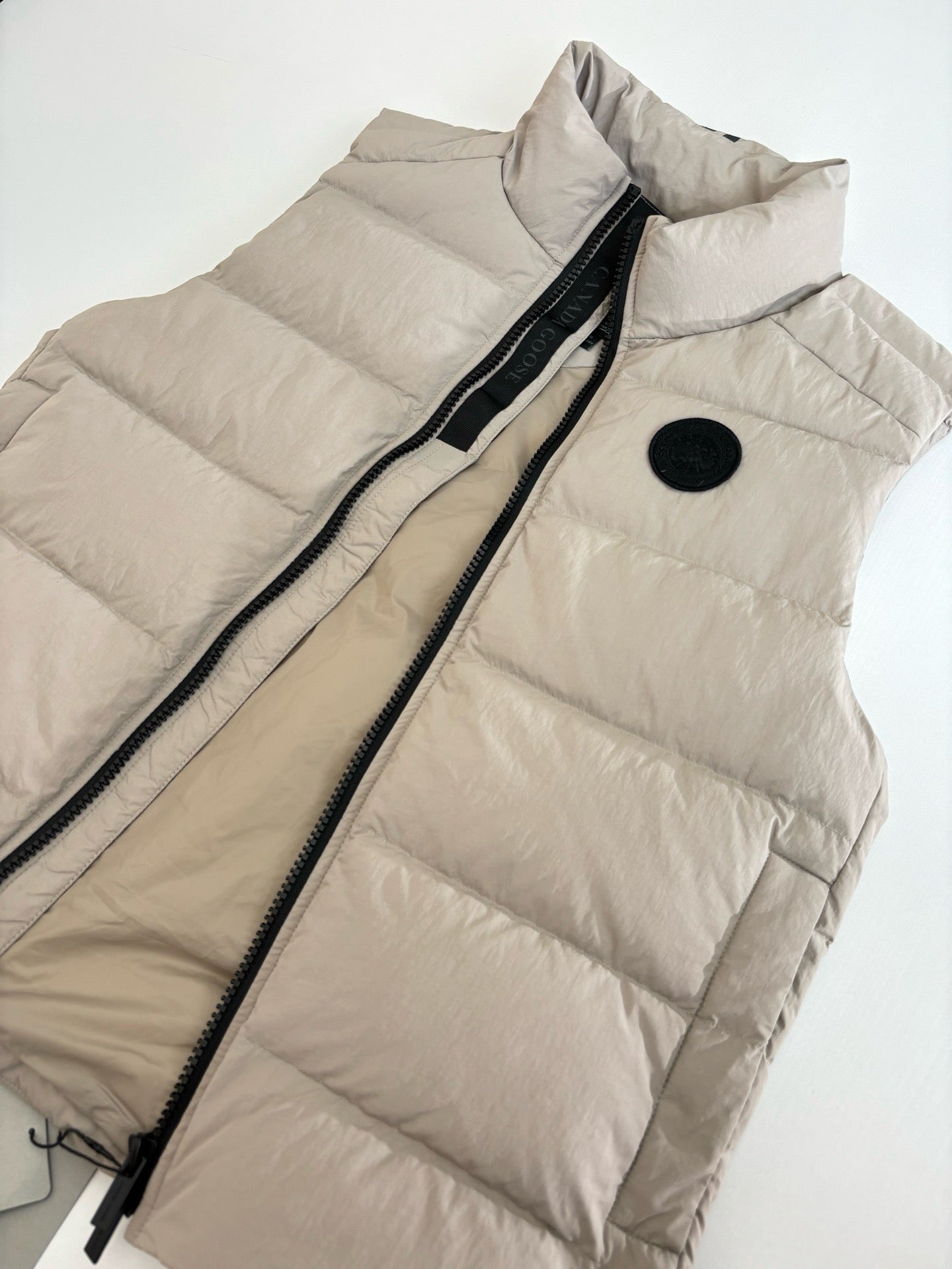 Black and Beige Vest