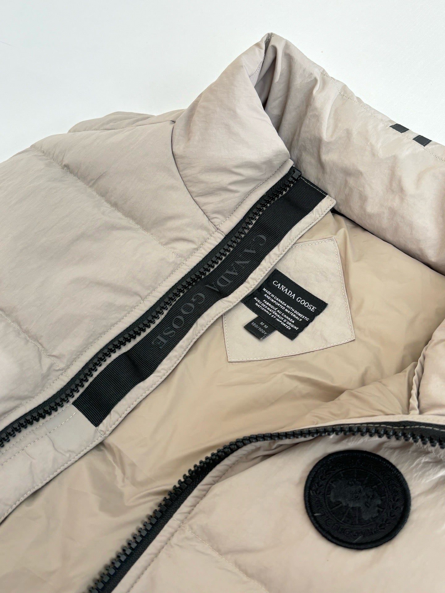 Black and Beige Vest