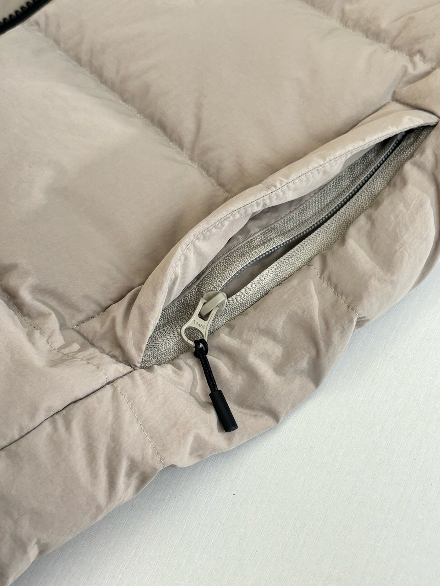 Black and Beige Vest