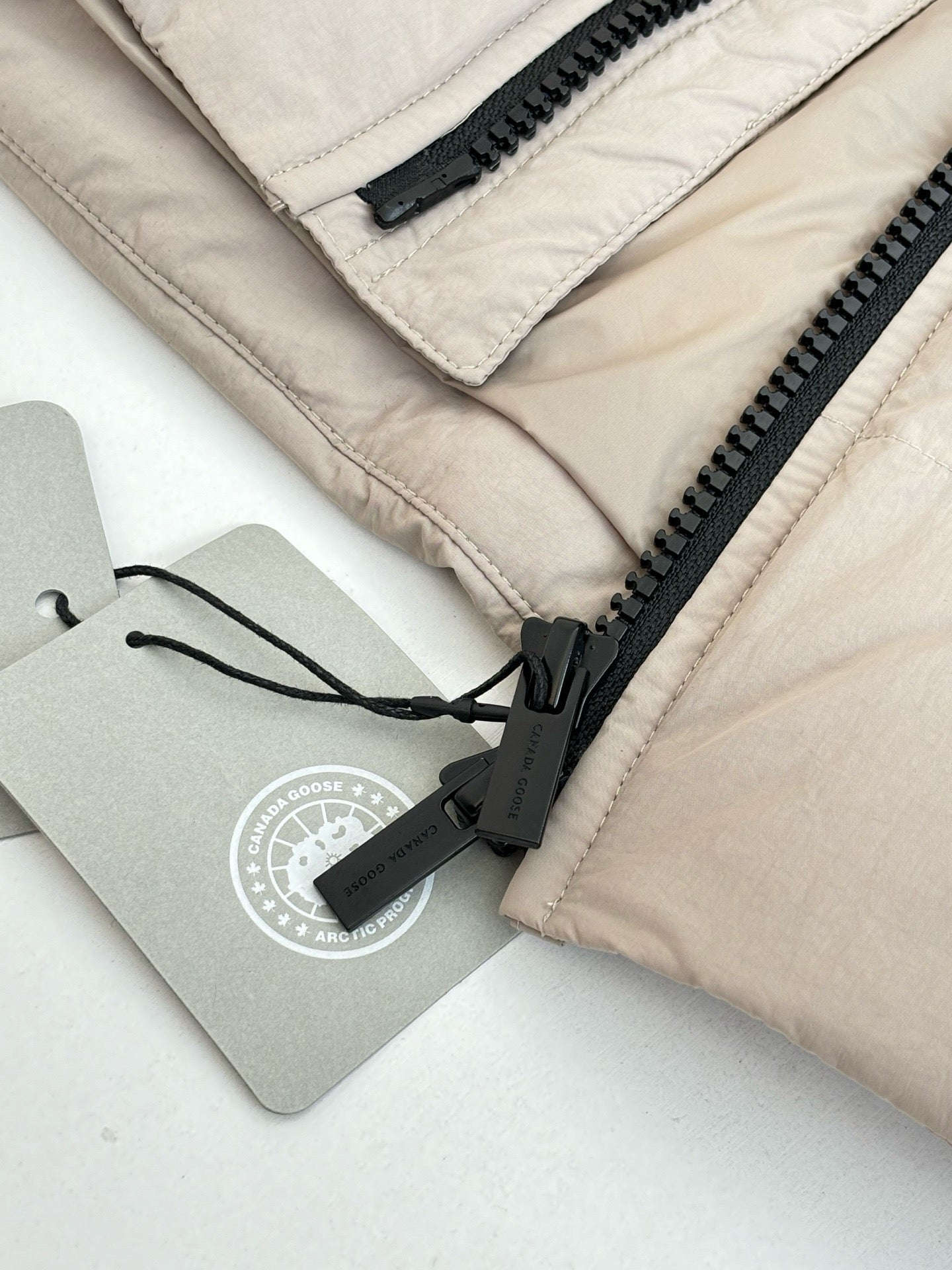 Black and Beige Vest