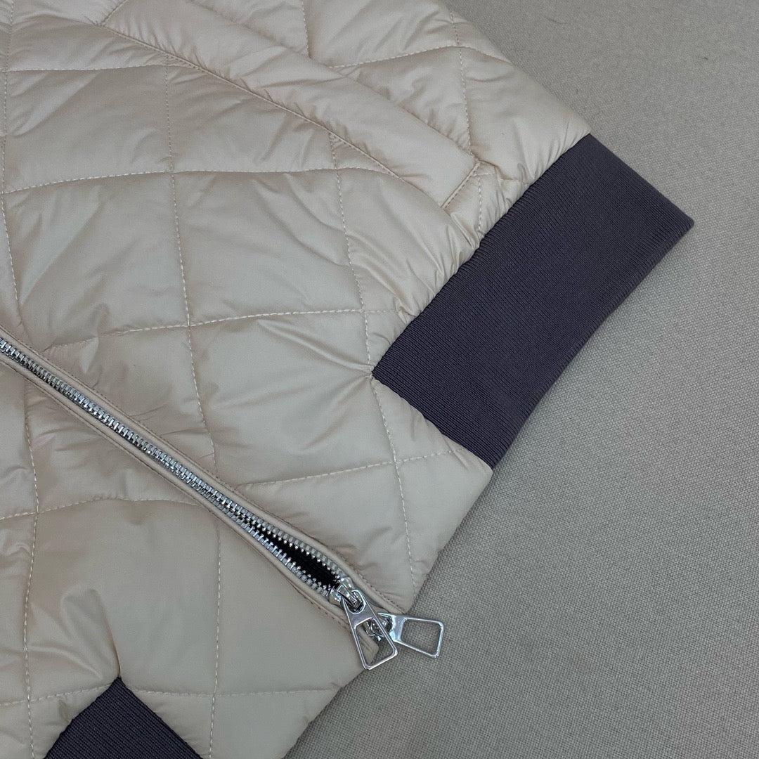 Dark Blue and Beige Vest