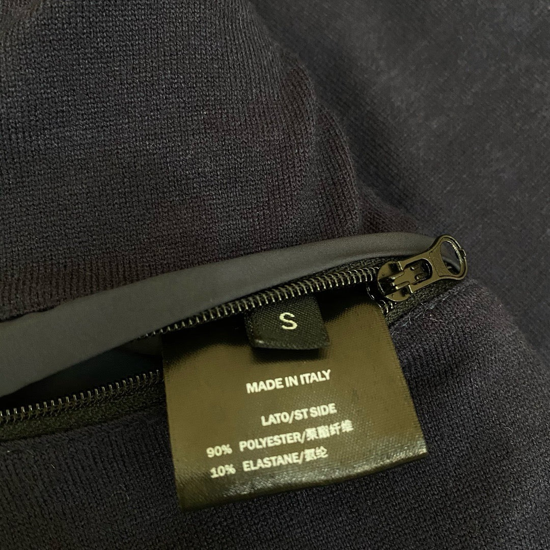 Dark Blue and Beige Vest