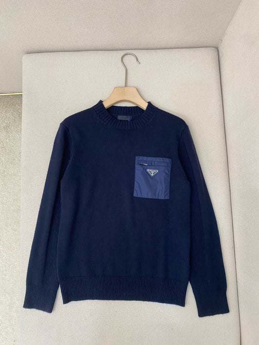 Dark Blue and White Jersey