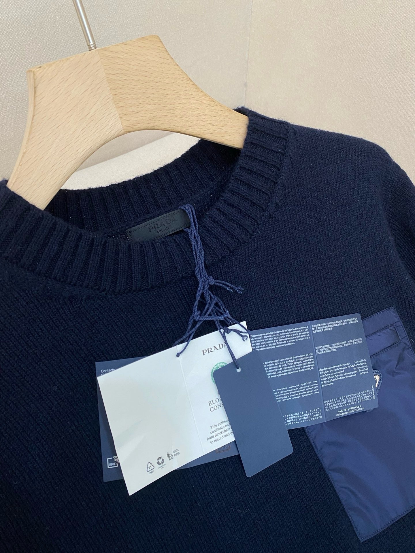 Dark Blue and White Jersey