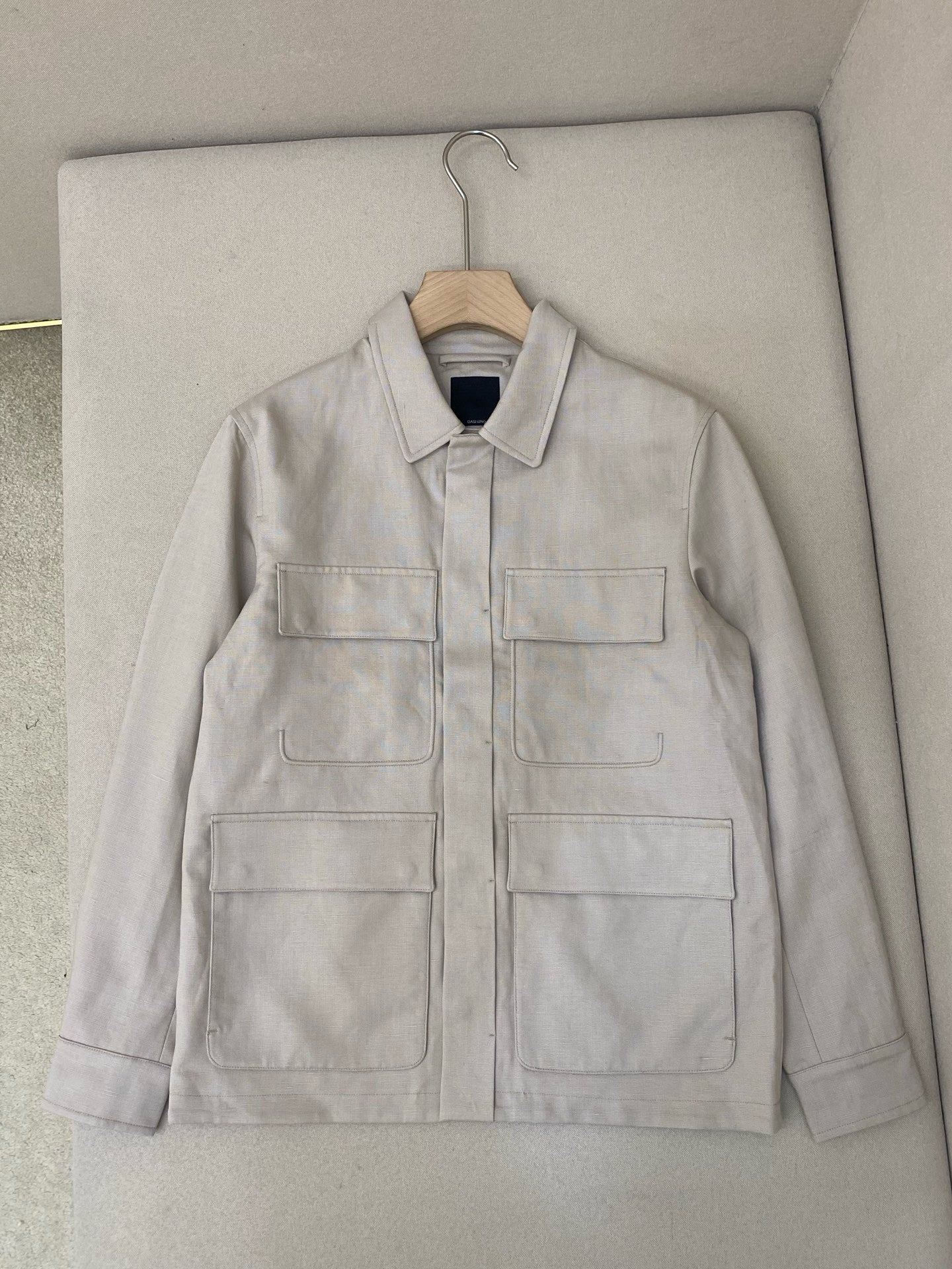 Beige and White Jacket