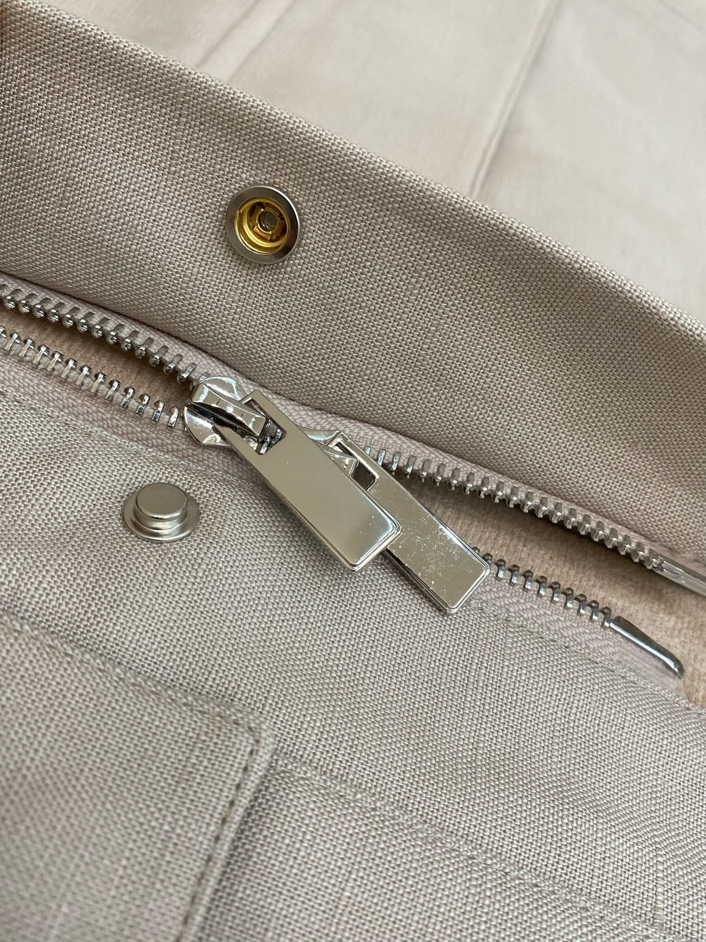 Beige and White Jacket