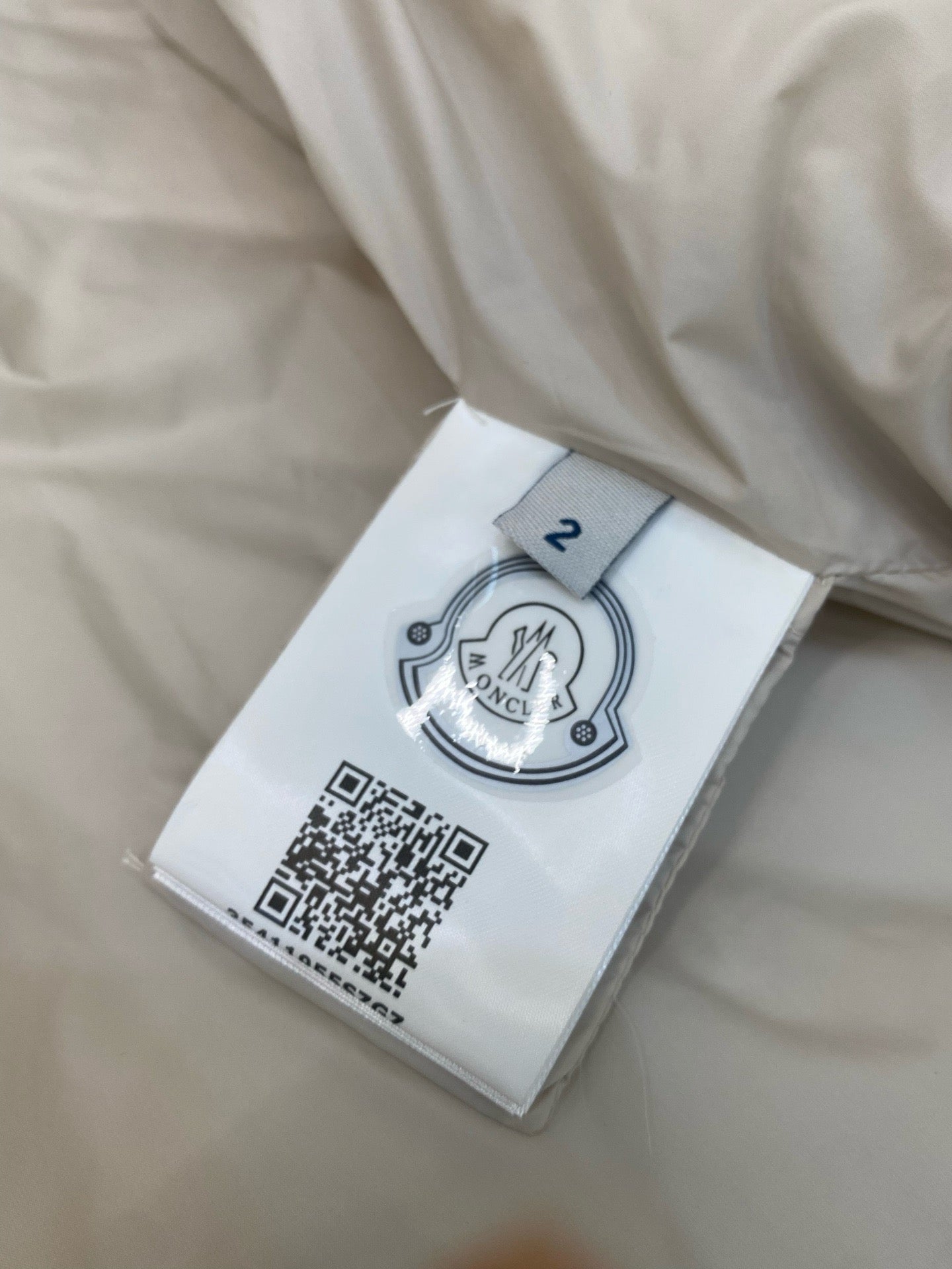 White and Dark Blue Jacket