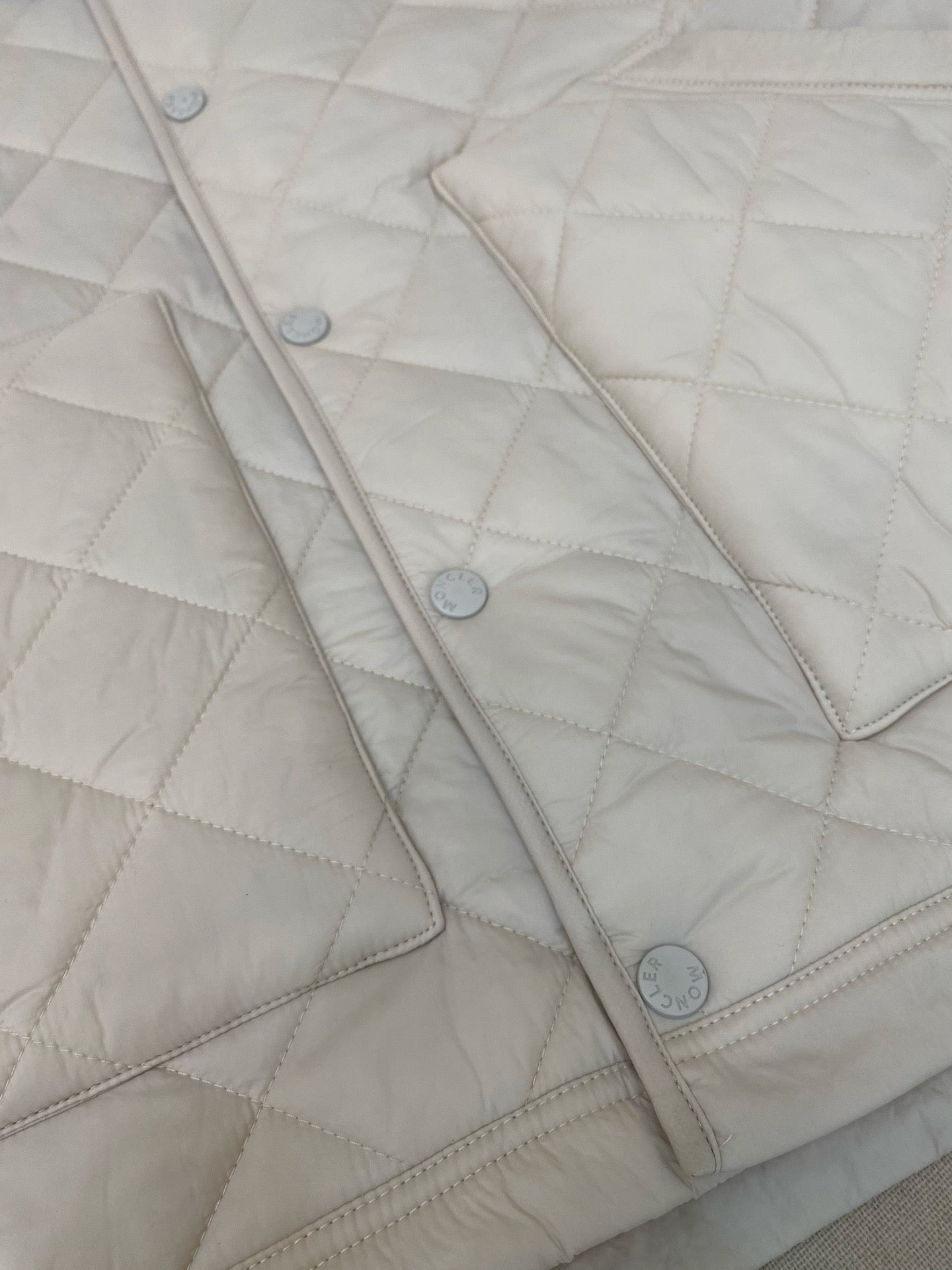 White and Dark Blue Jacket