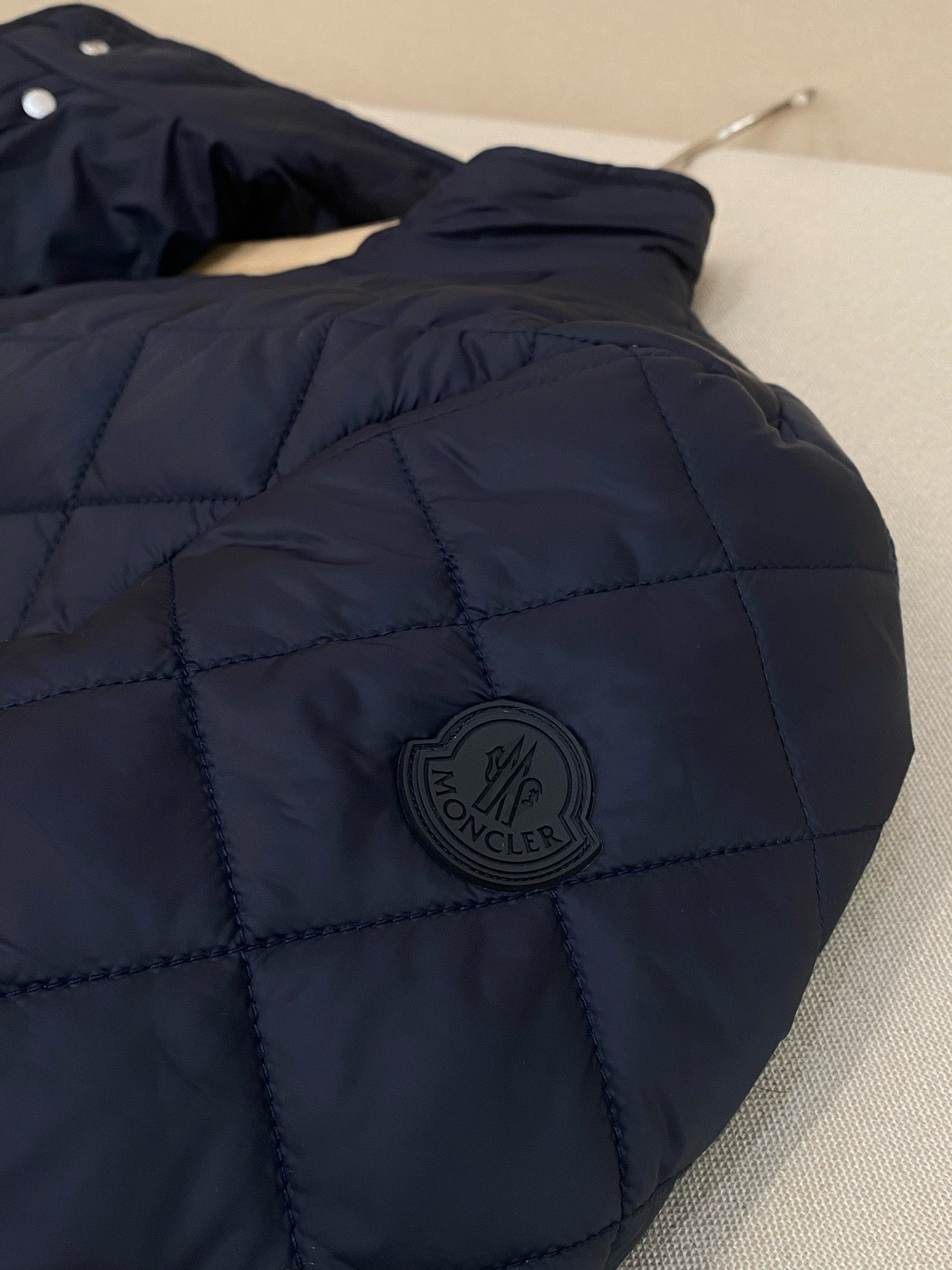 White and Dark Blue Jacket