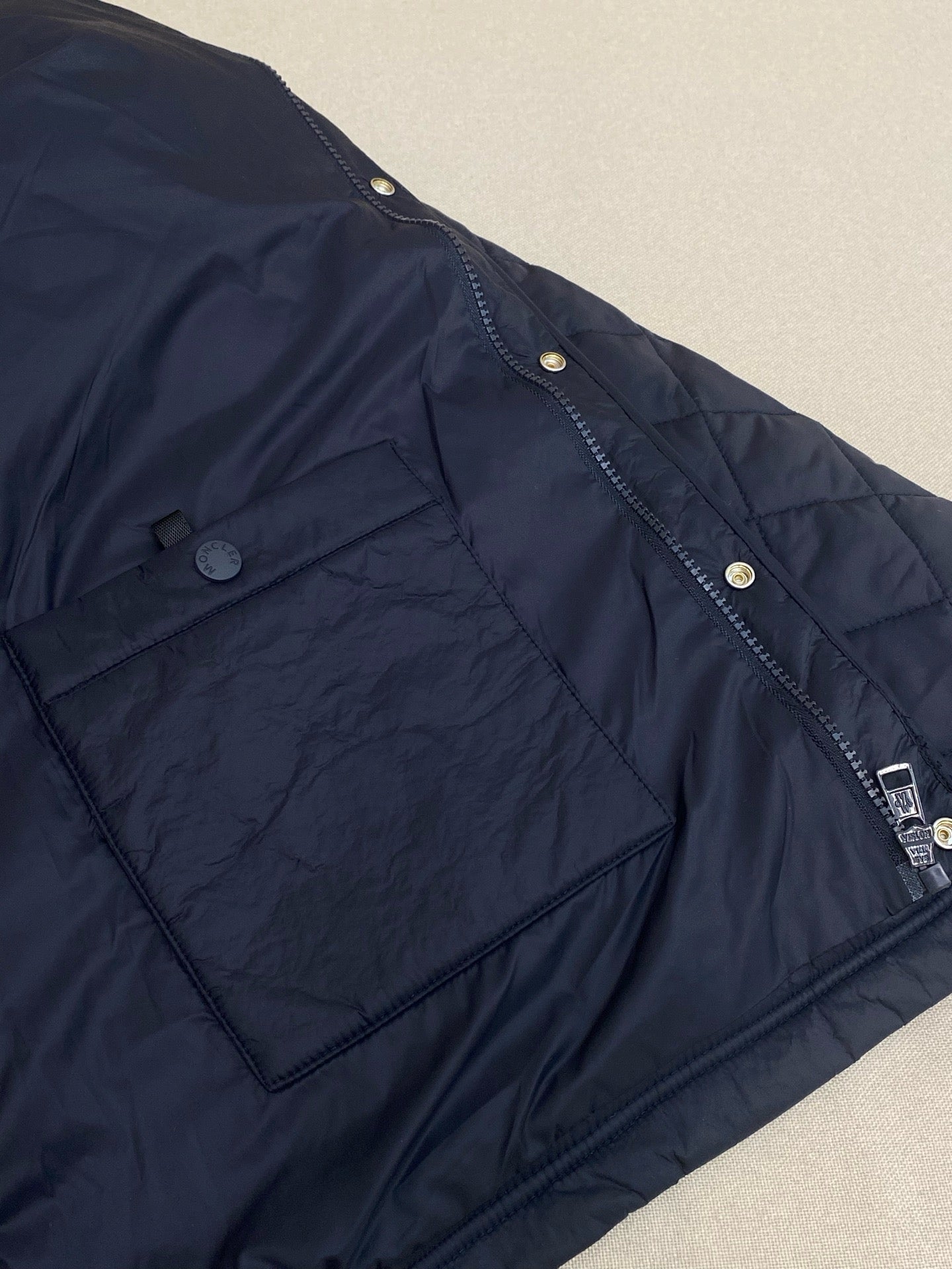 White and Dark Blue Jacket