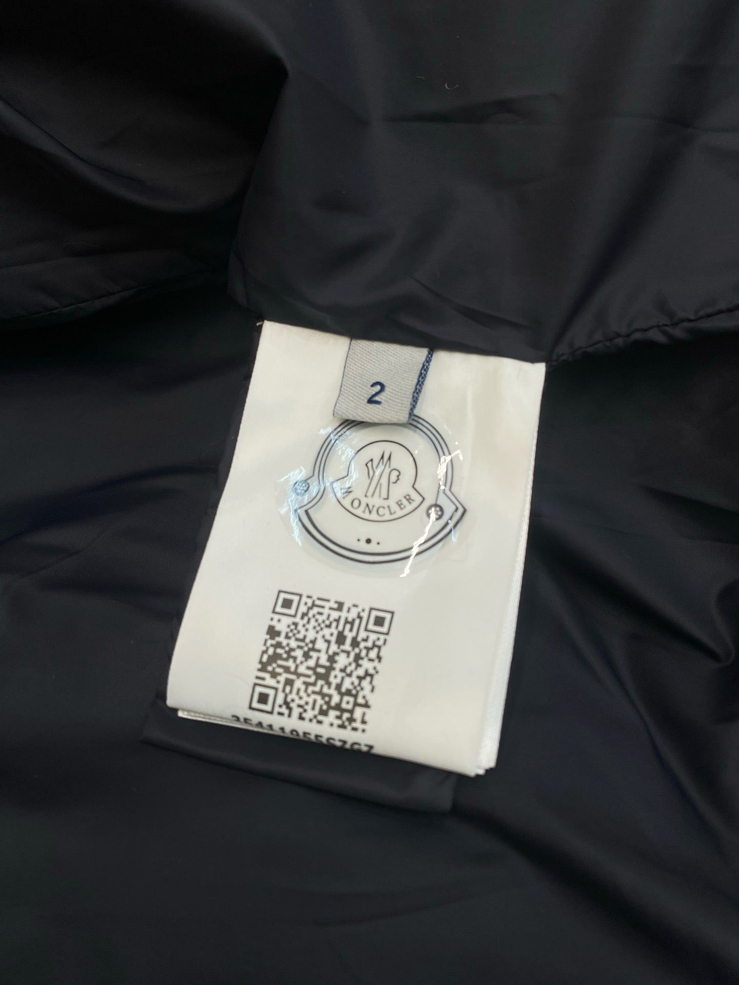 White and Dark Blue Jacket