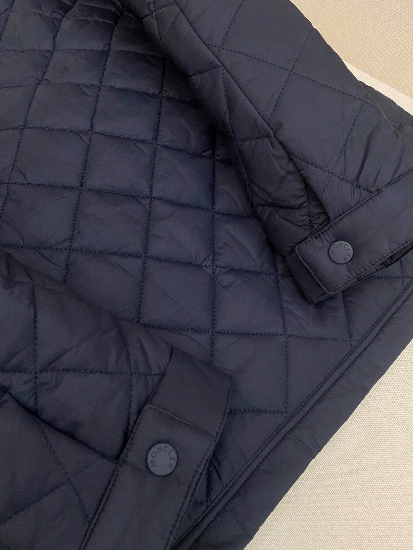 White and Dark Blue Jacket