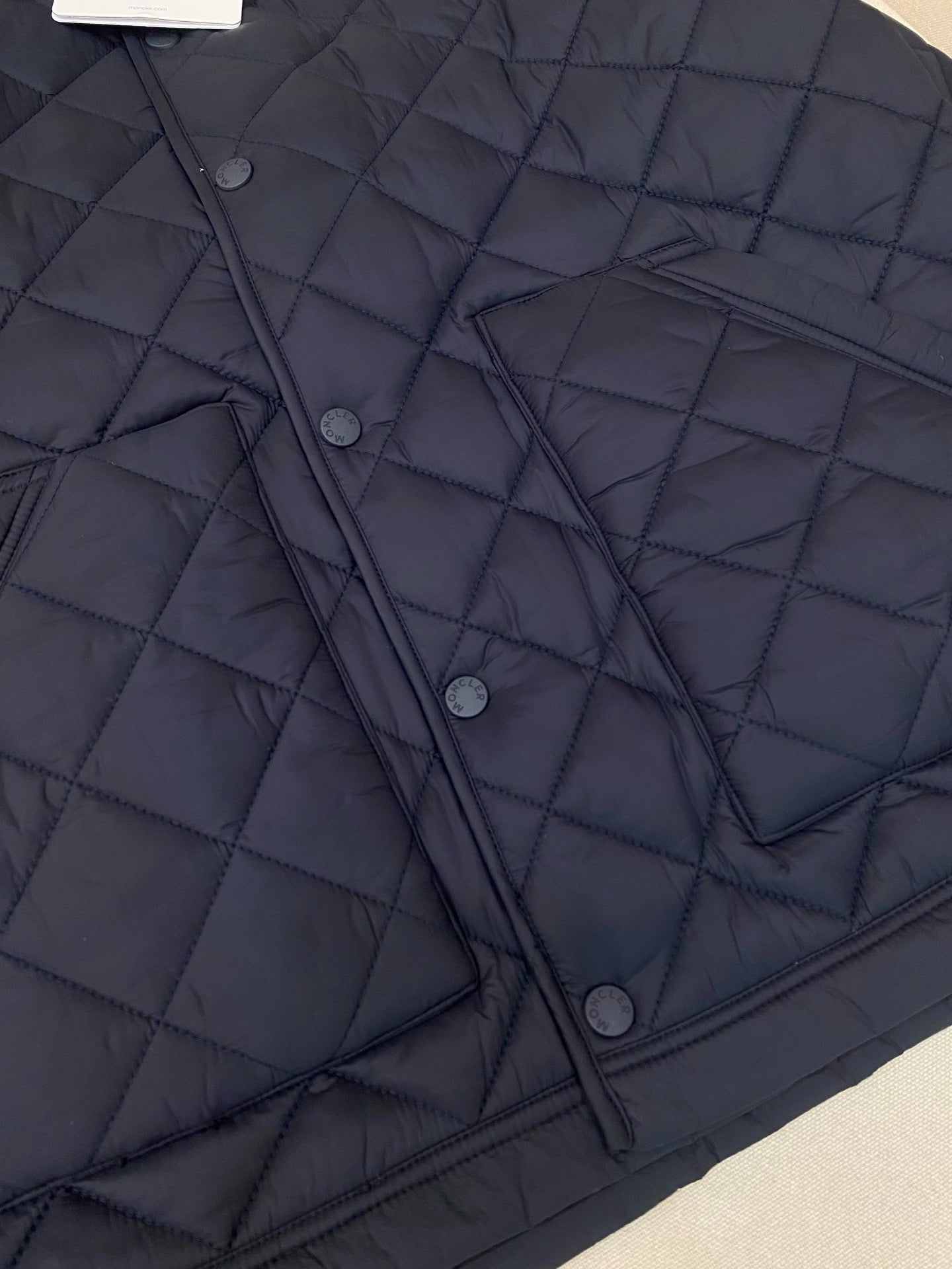 White and Dark Blue Jacket