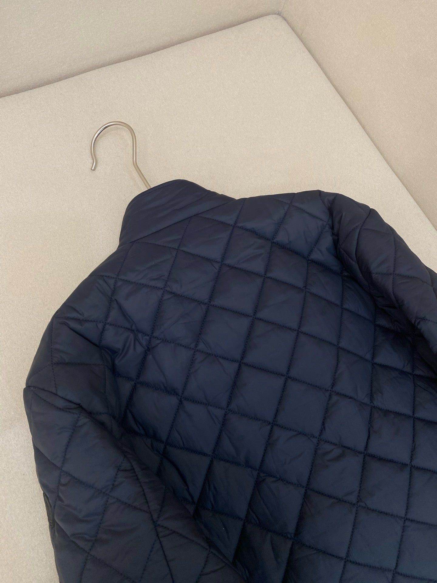 White and Dark Blue Jacket